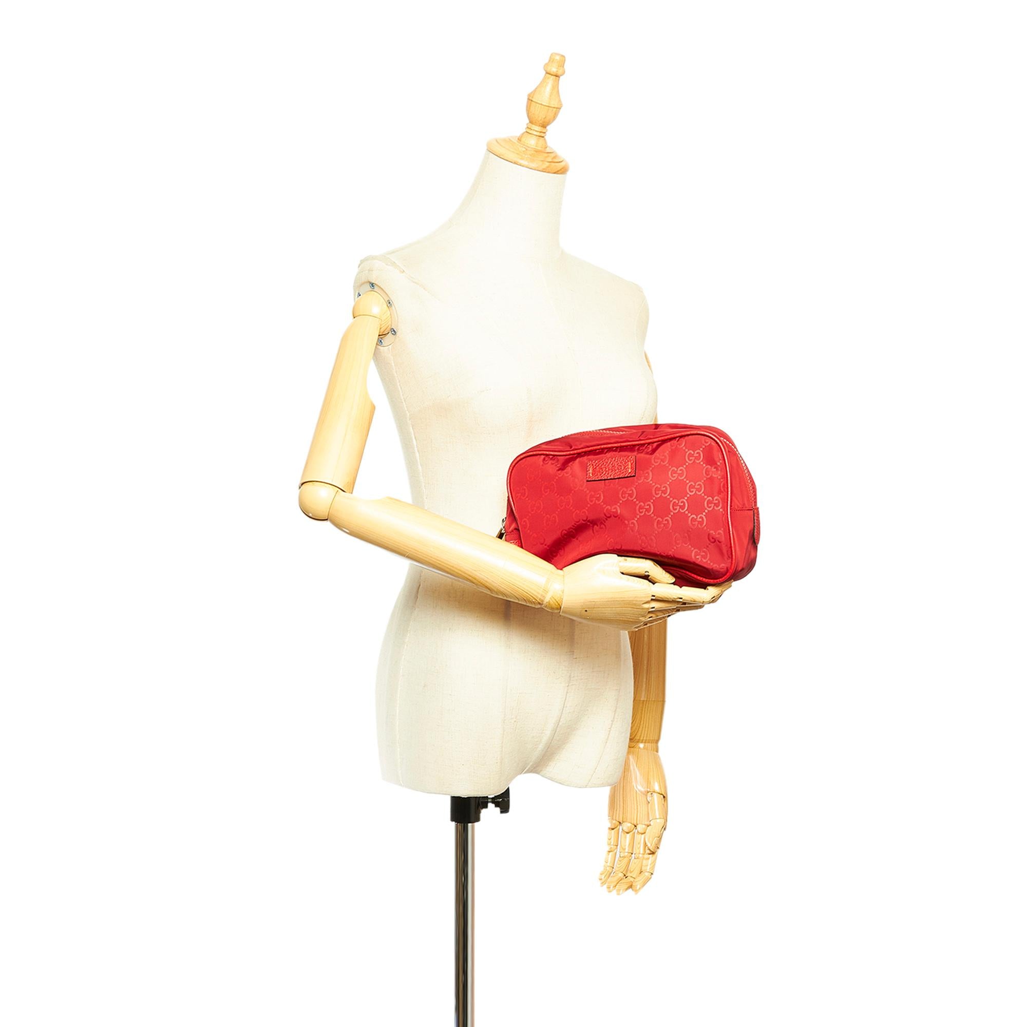 Gucci GG Nylon Pouch (SHG-uT3lxn)