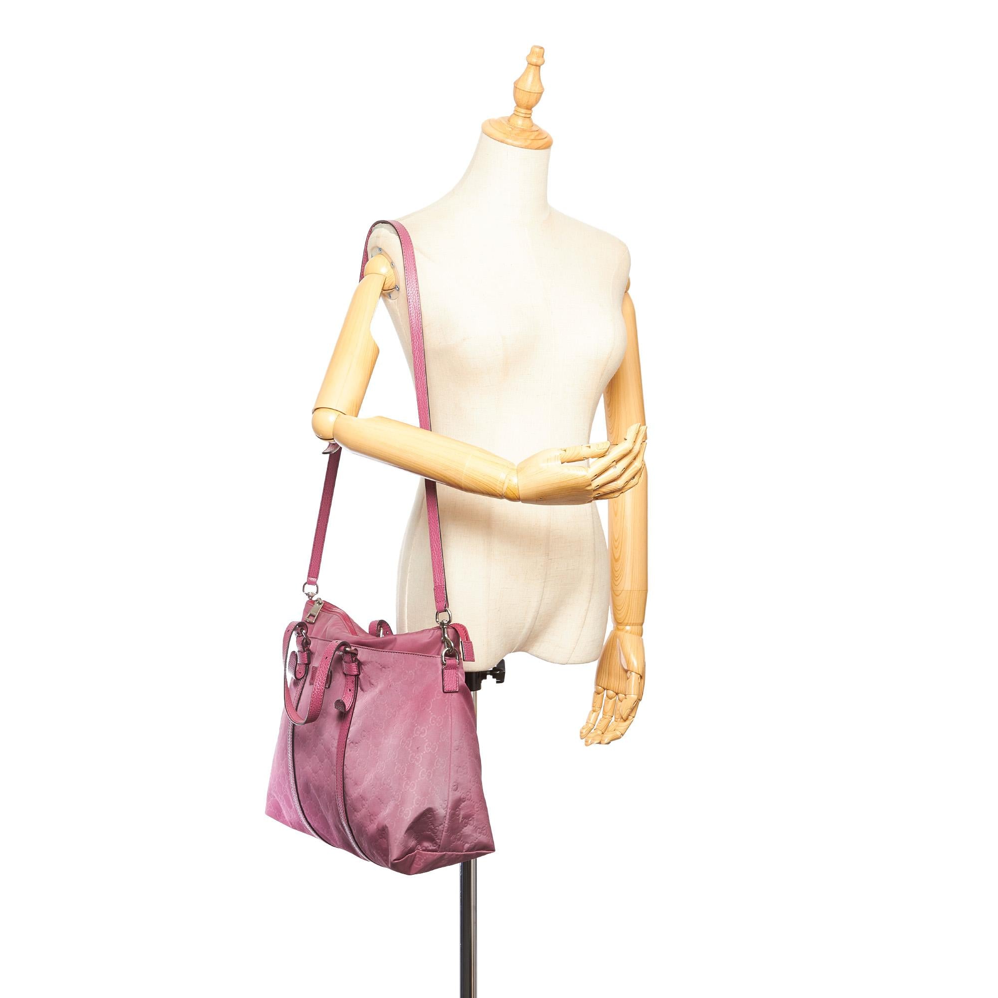 Gucci GG Nylon Satchel (SHG-32511)