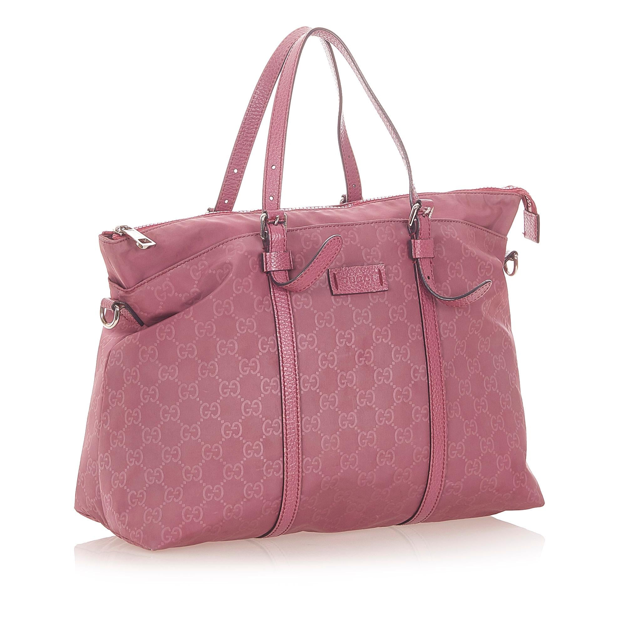 Gucci GG Nylon Satchel (SHG-32511)