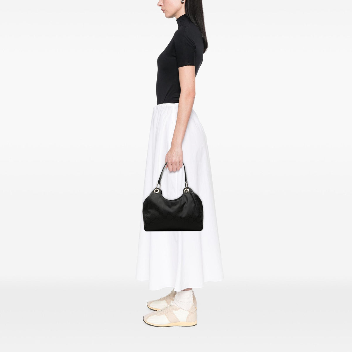 Gucci GG Nylon Shoulder Bag