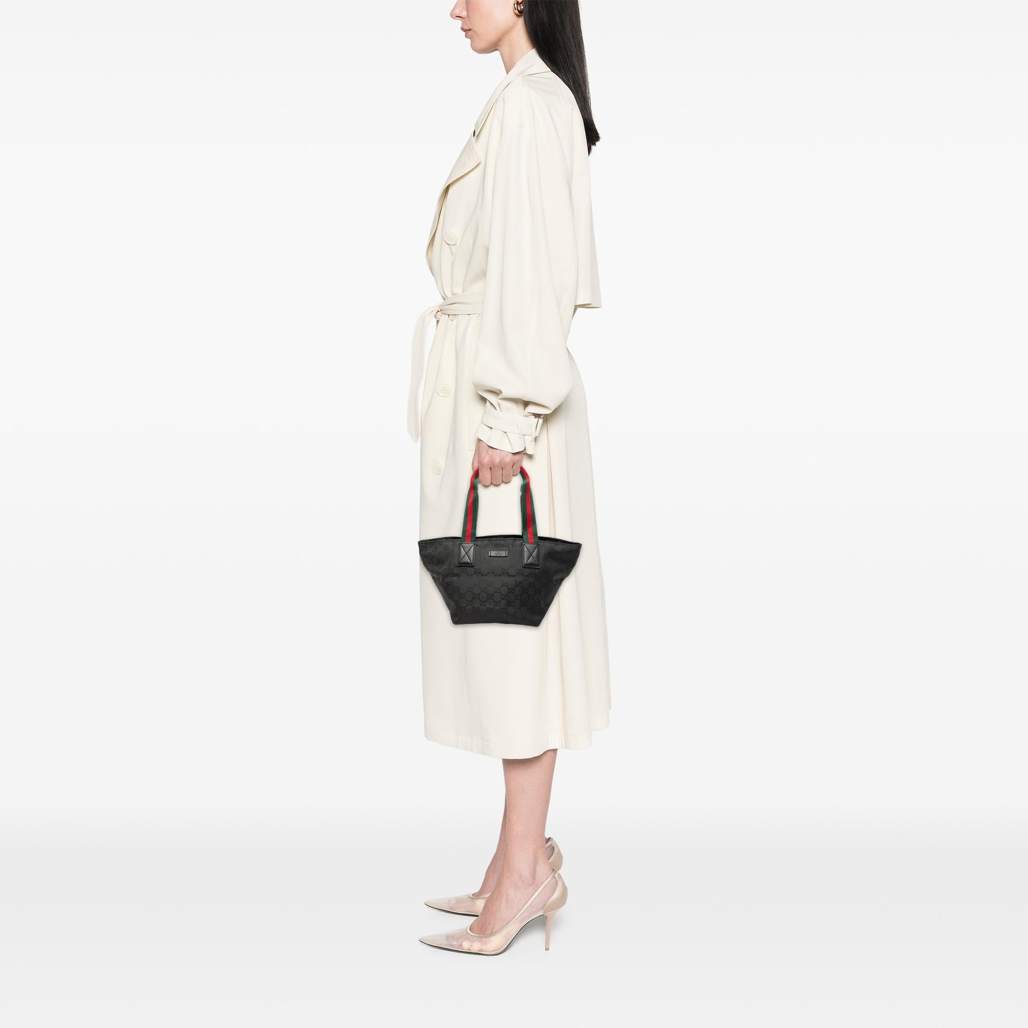 Gucci GG Nylon Web Tote