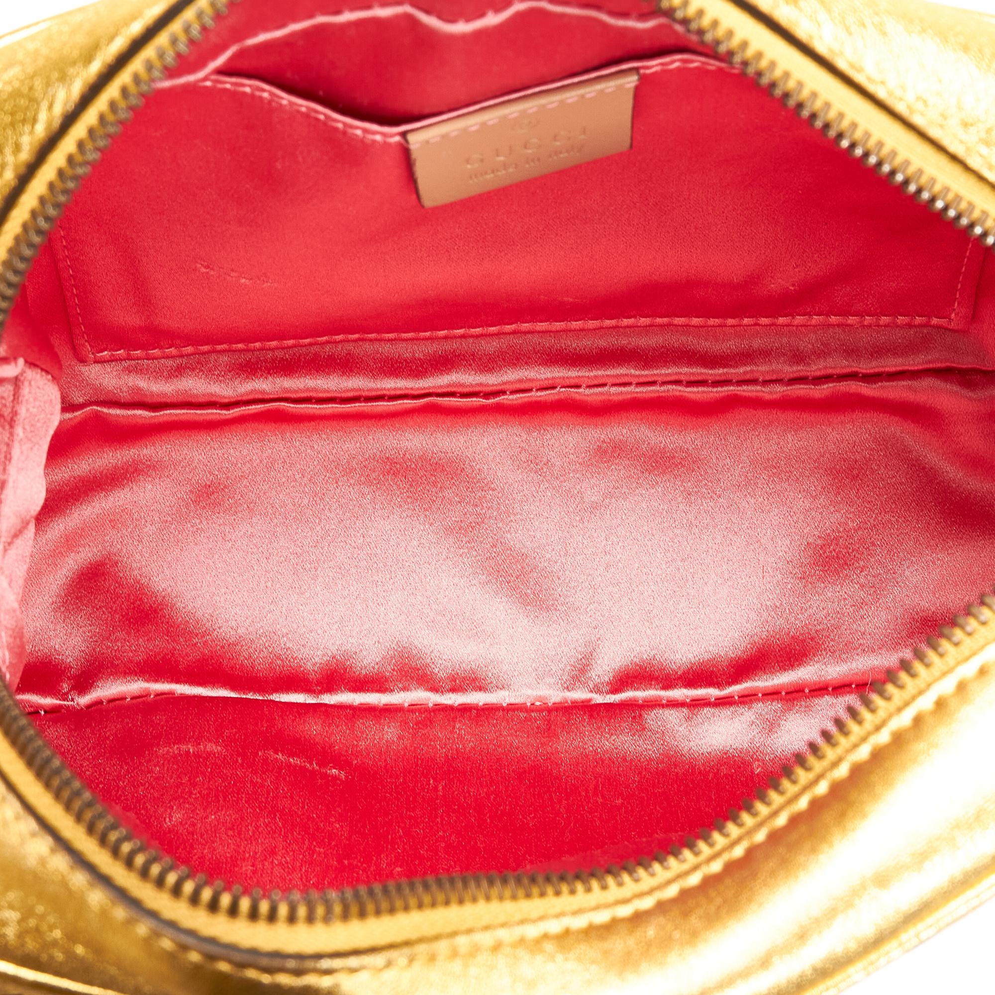 Gucci GG Pearl Studded Leather Marmont Crossbody Bag (SHG-xdcmNu)