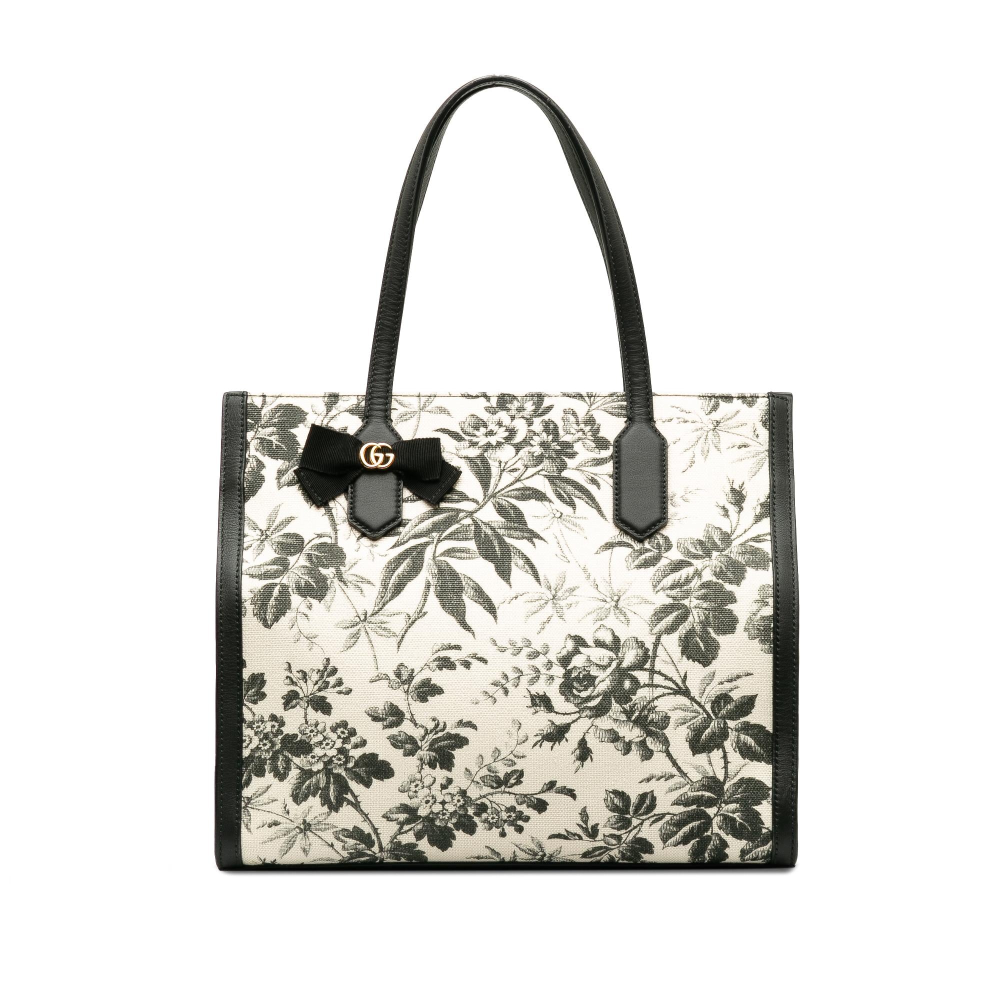 Gucci GG Ribbon Herbarium Tote (SHG-7OJiGT)