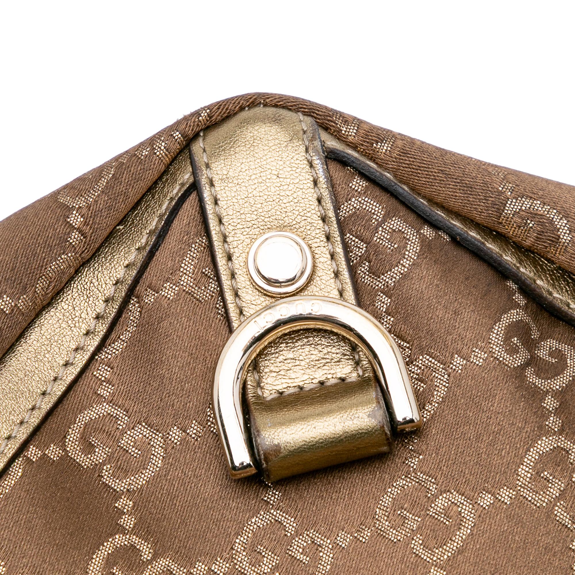 Gucci GG Satin Abbey D Ring Tote