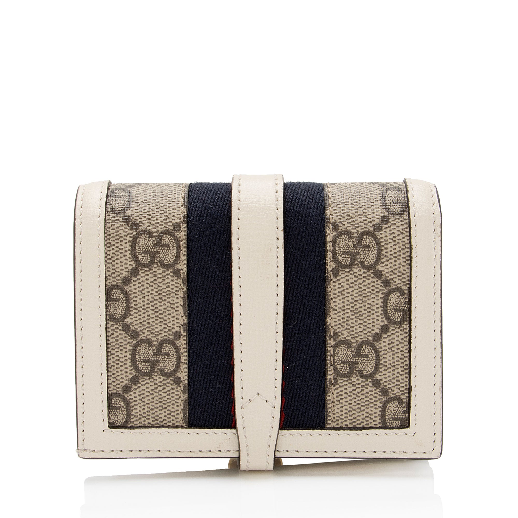 Gucci GG Supreme 1961 Jackie Card Case Wallet (SHF-Roet5l)