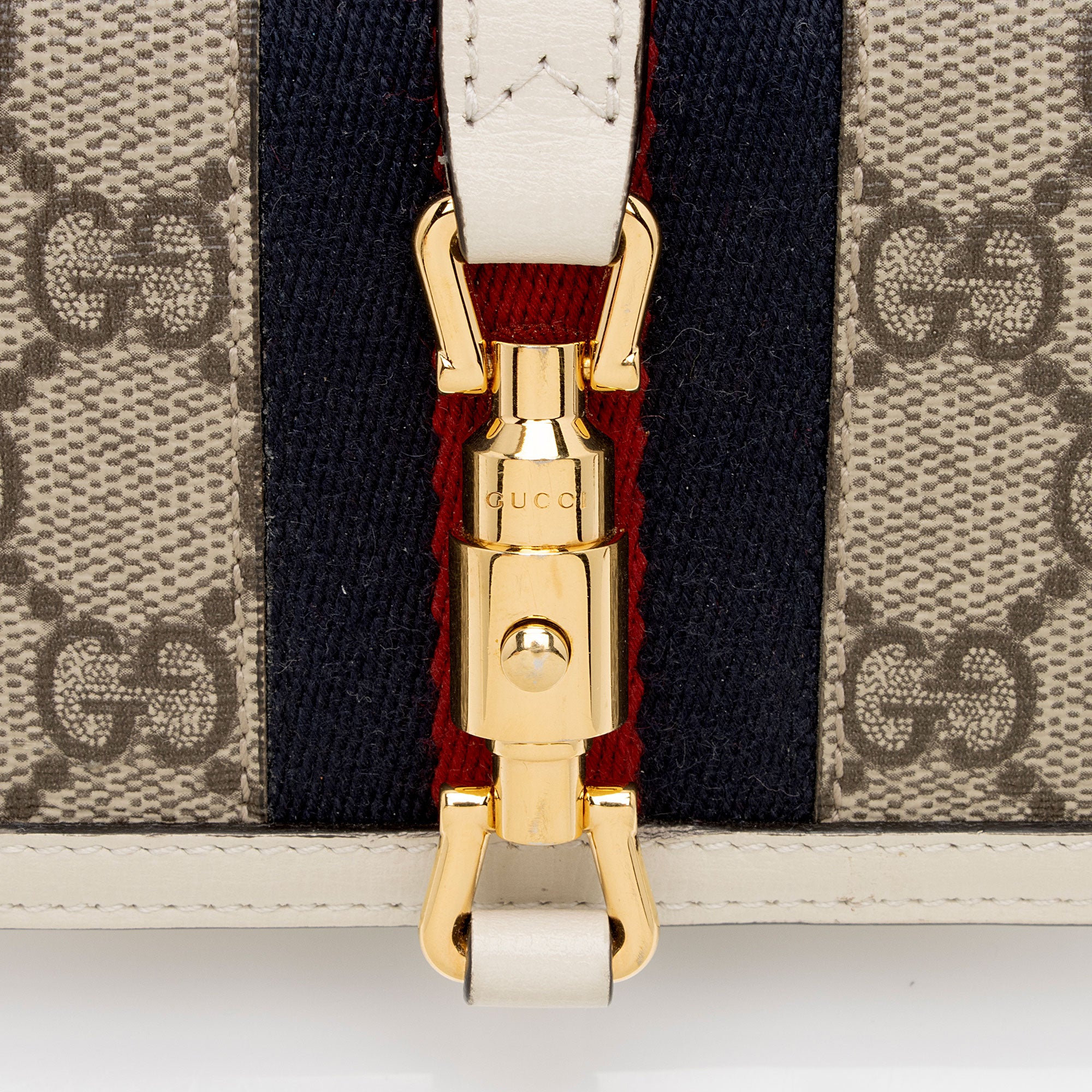 Gucci GG Supreme 1961 Jackie Card Case Wallet (SHF-Roet5l)