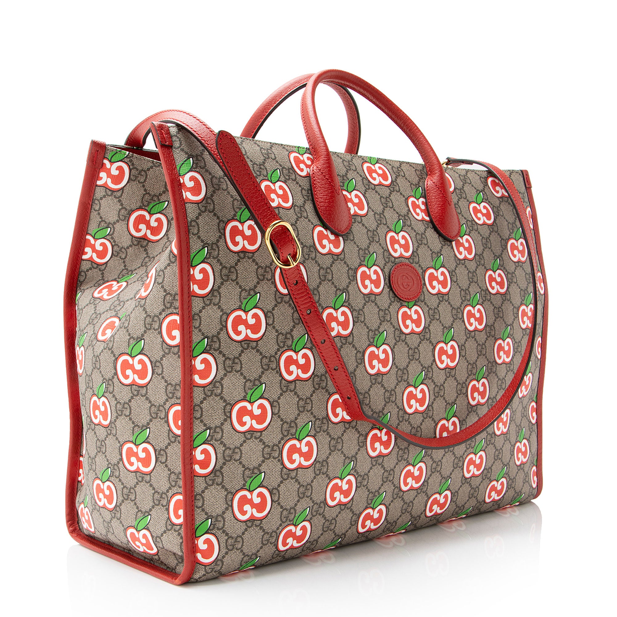 Gucci GG Supreme Apple Large Tote