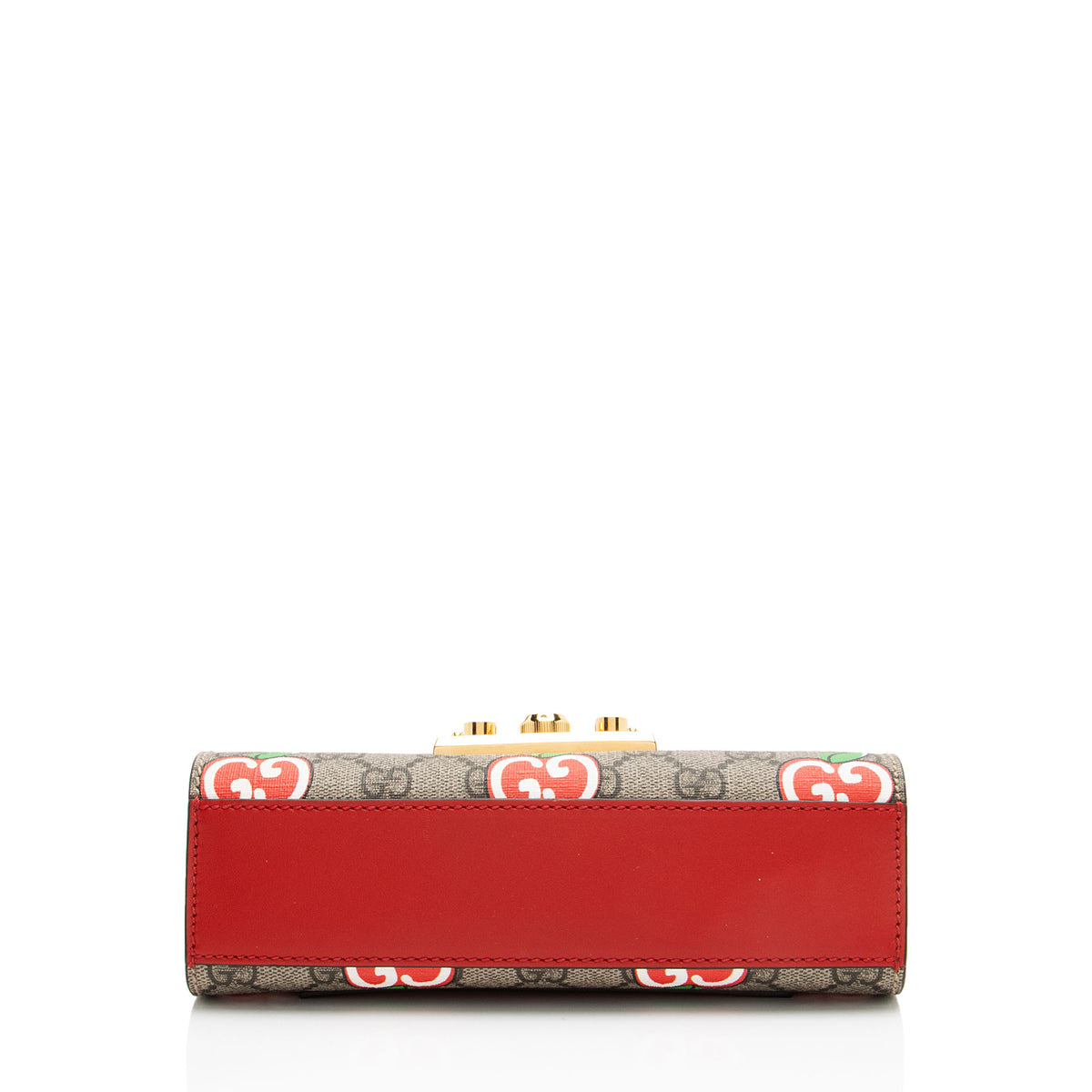 Gucci GG Supreme Apple Padlock Small Shoulder Bag