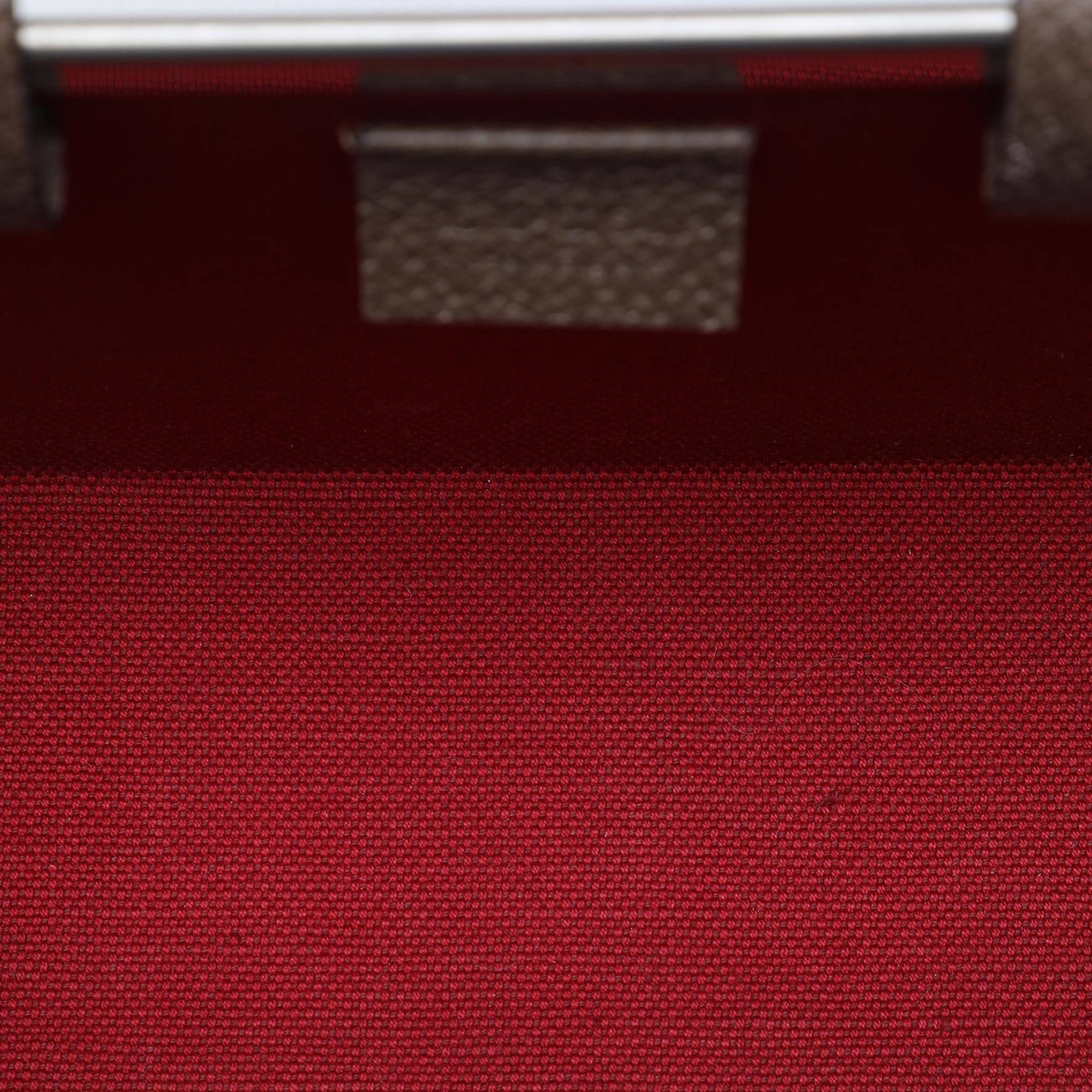 Gucci GG Supreme Bamboo Vanity Bag