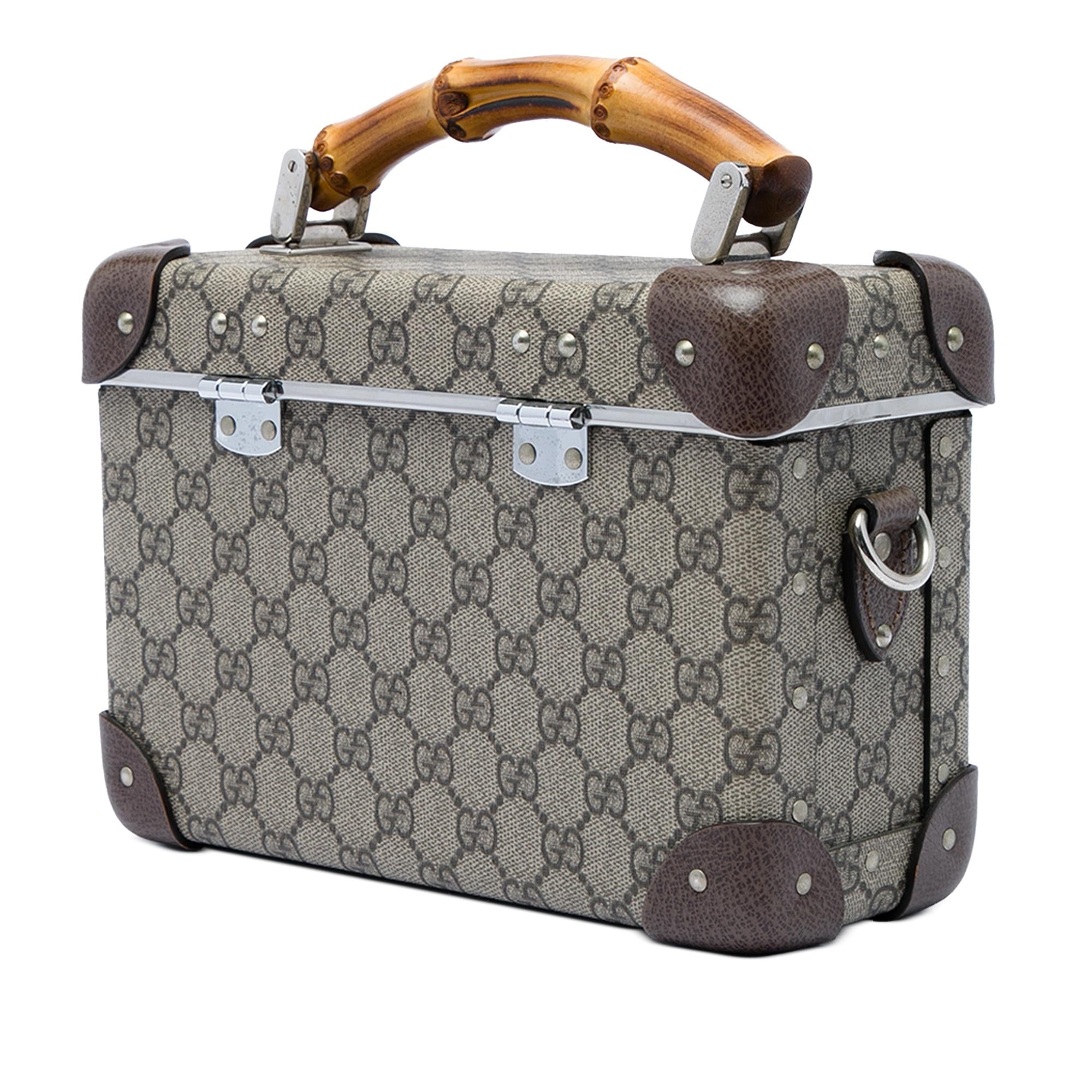 Gucci GG Supreme Bamboo Vanity Bag