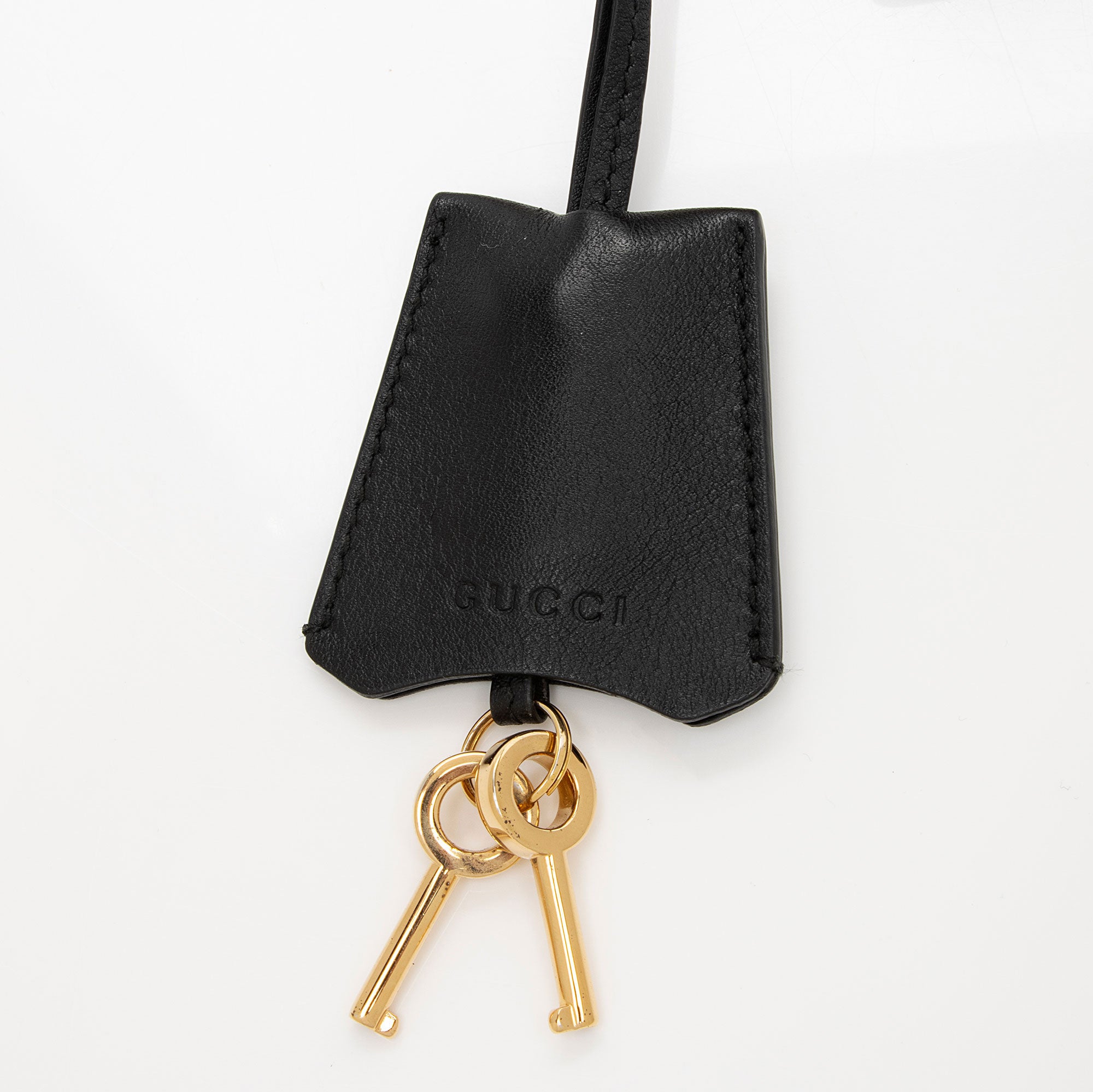 Gucci GG Supreme Bee Padlock Small Shoulder Bag (SHF-3QPOYF)