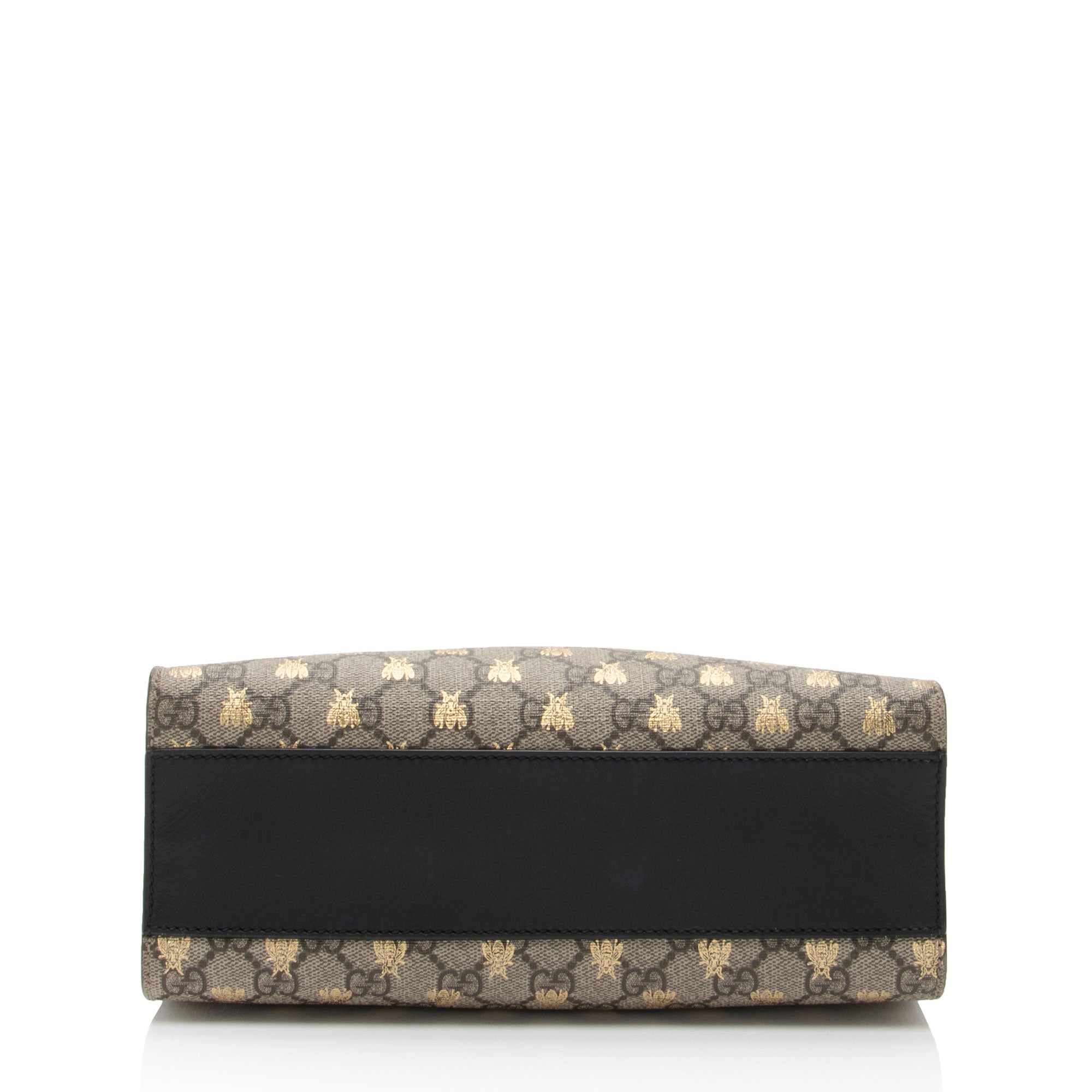 Gucci GG Supreme Bees Padlock Small Shoulder Bag (SHF-GLVNfB)