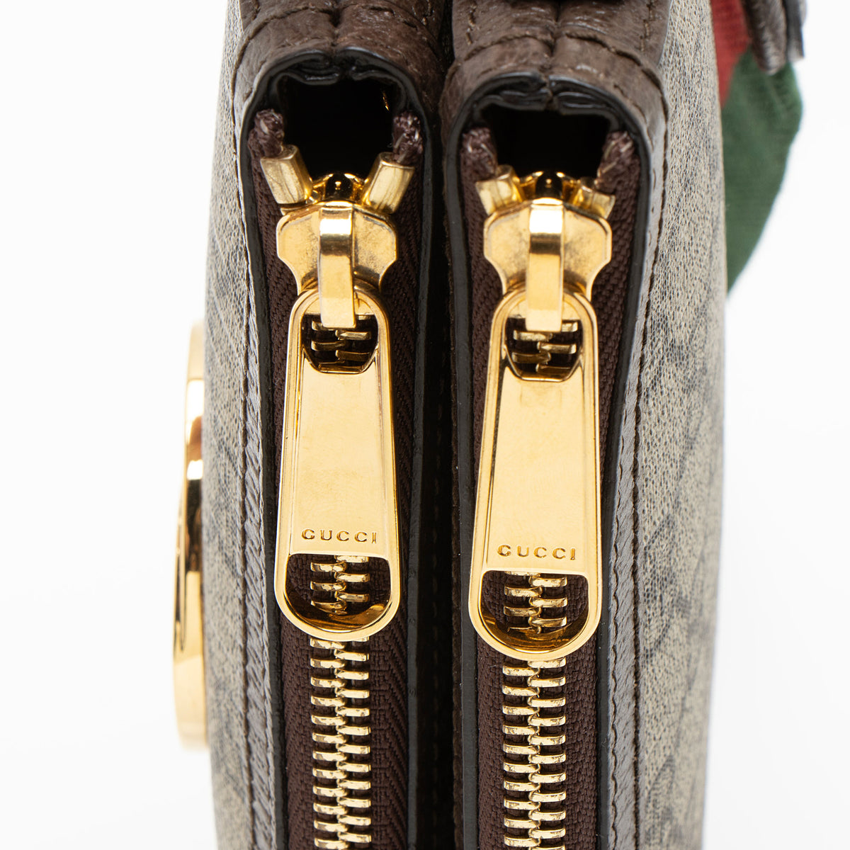 Gucci GG Supreme Blondie Double Zip Crossbody