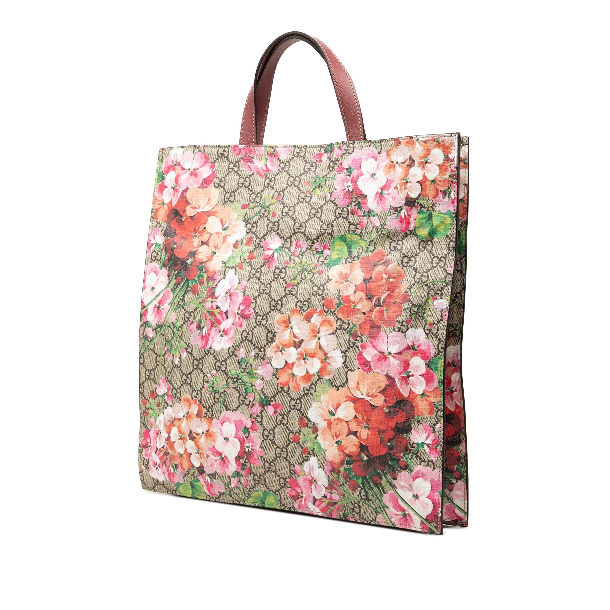 Gucci GG Supreme Blooms Convertible Tote