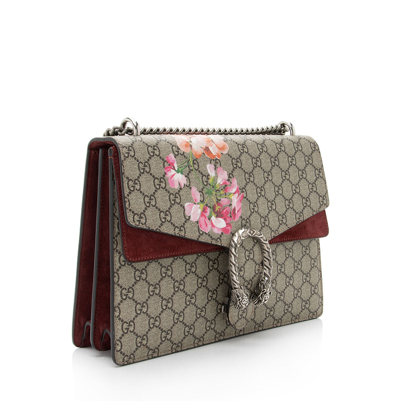 Gucci GG Supreme Blooms Dionysus Medium Shoulder Bag (SHF-JPWNlE)