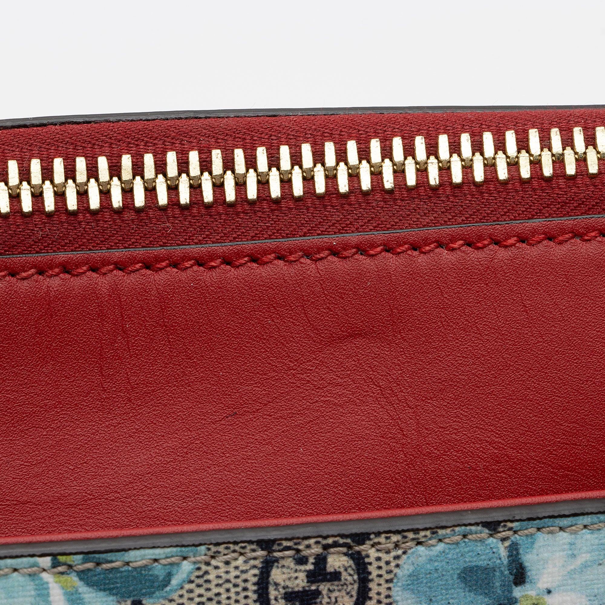 Gucci GG Supreme Blooms Medium Zip Tote