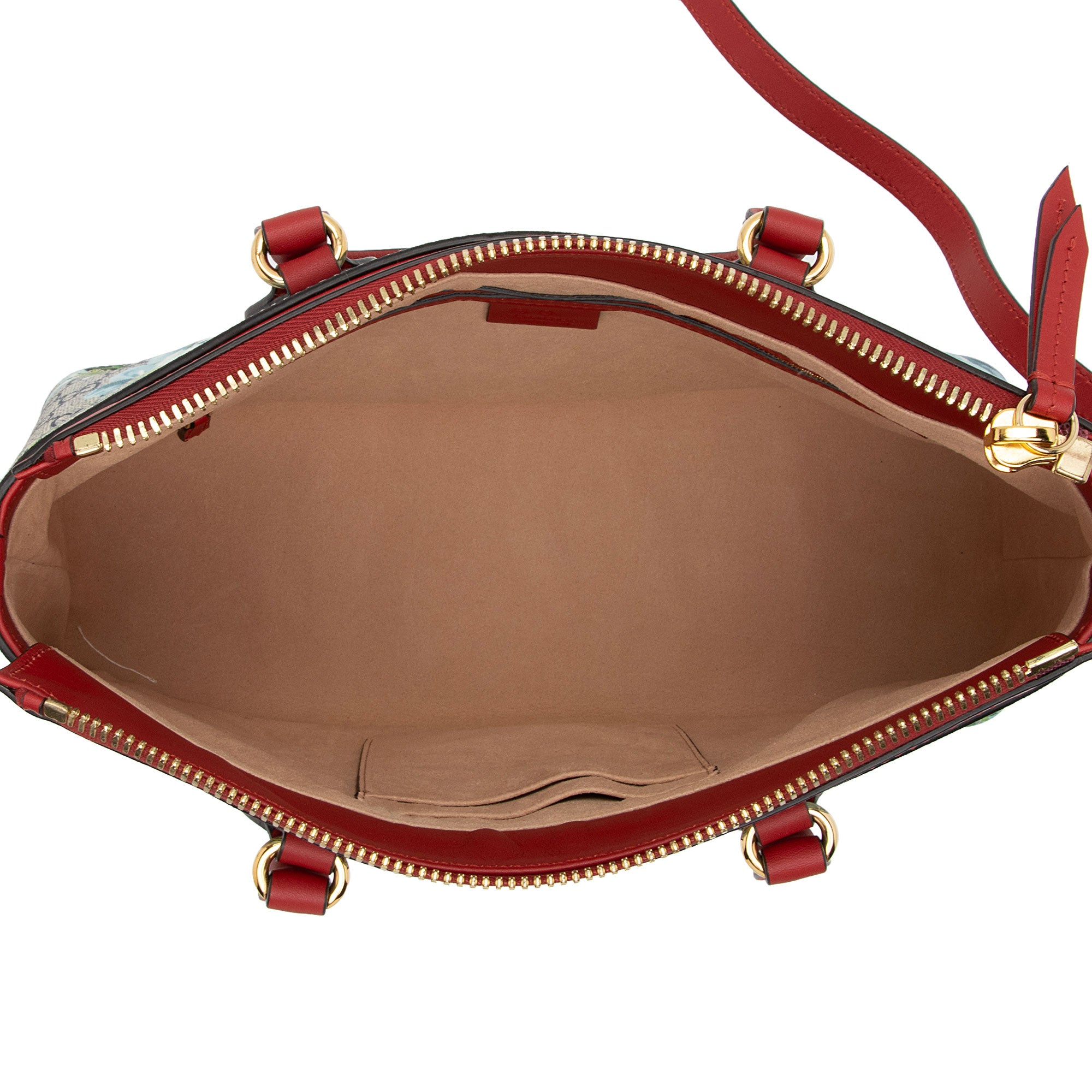 Gucci GG Supreme Blooms Medium Zip Tote