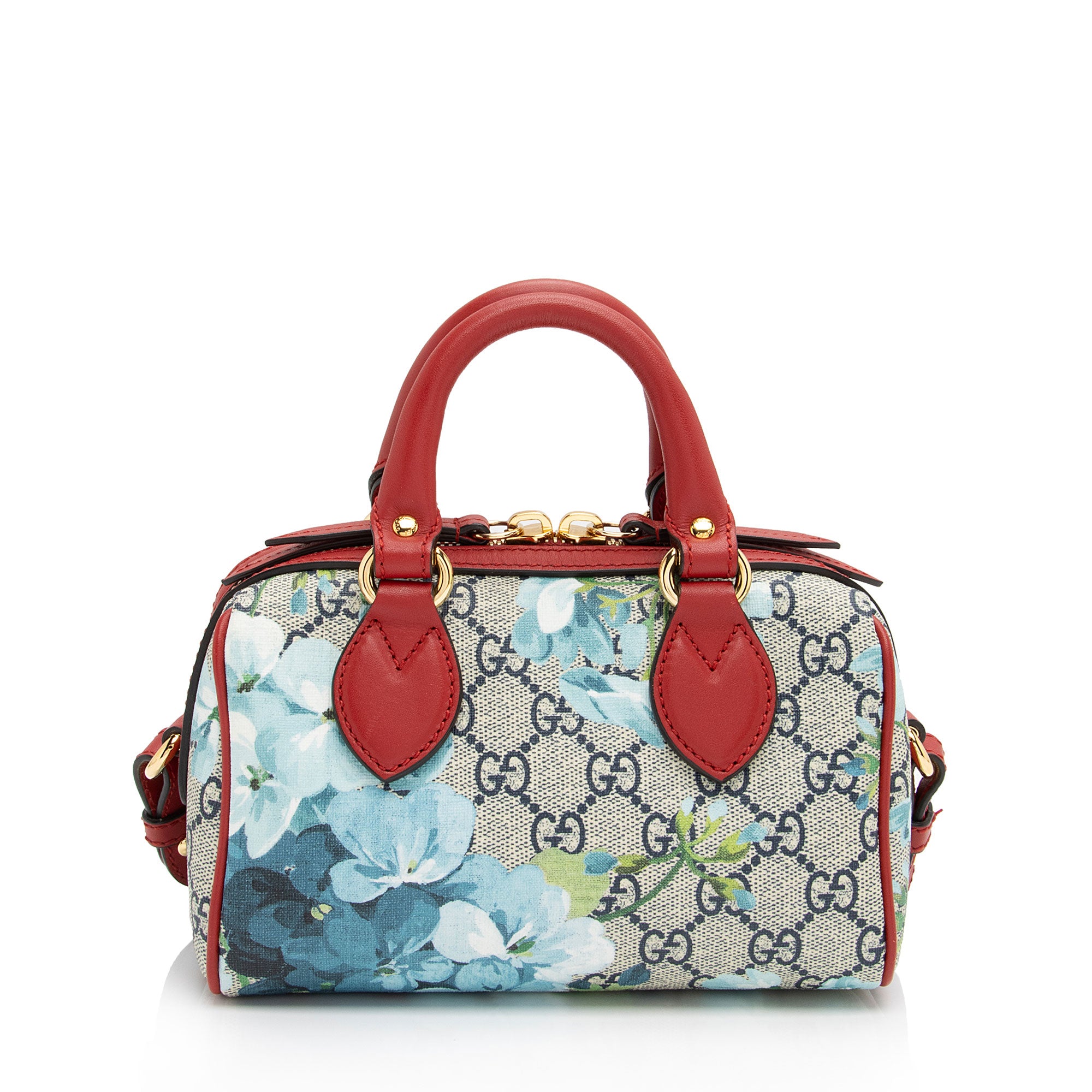 Gucci GG Supreme Blooms Mini Boston Bag (SHF-On3Jgx)