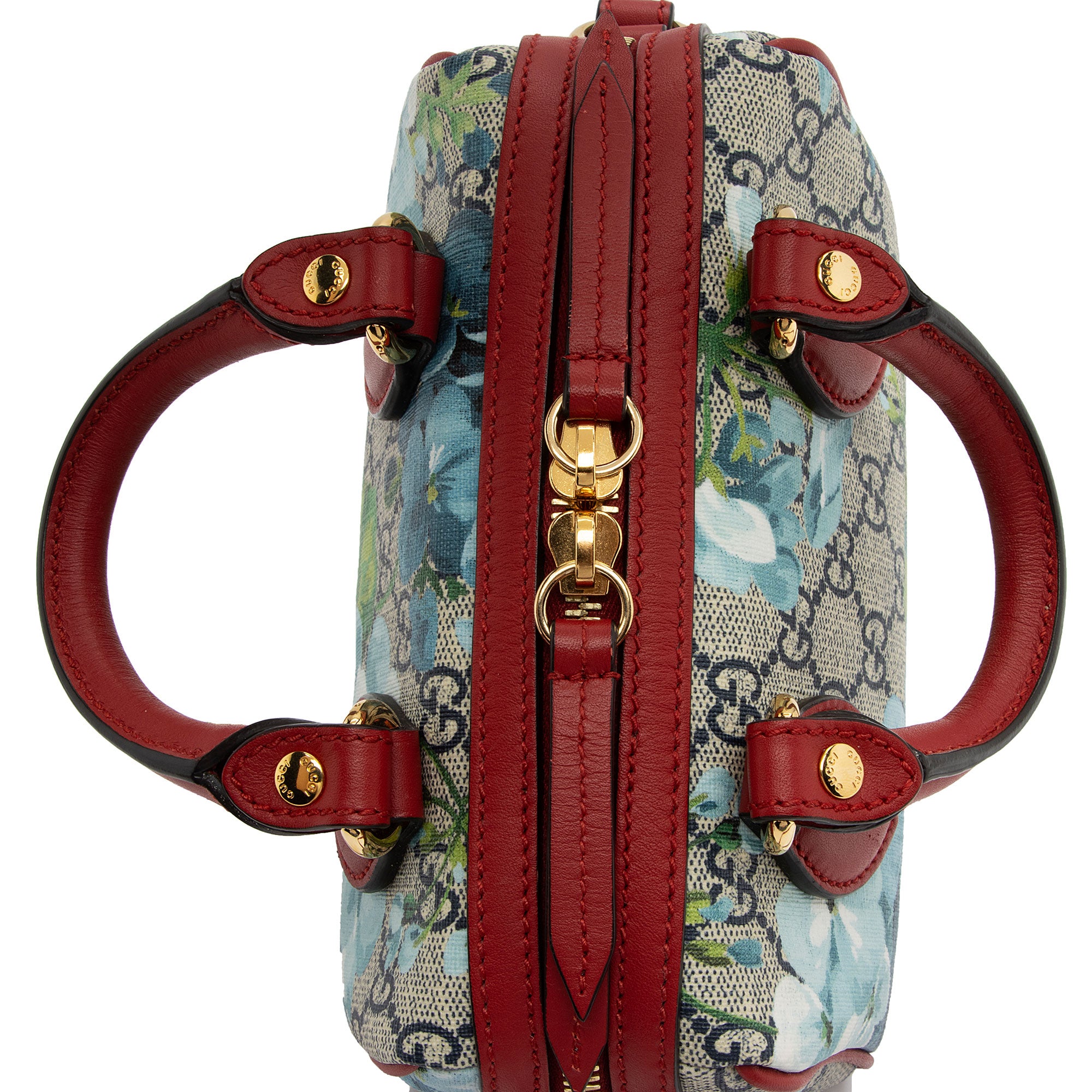 Gucci GG Supreme Blooms Mini Boston Bag (SHF-On3Jgx)