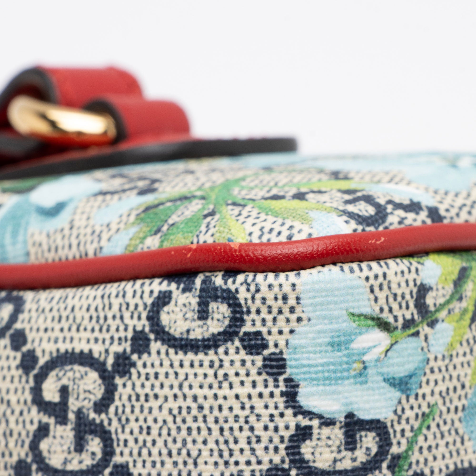 Gucci GG Supreme Blooms Mini Boston Bag (SHF-On3Jgx)