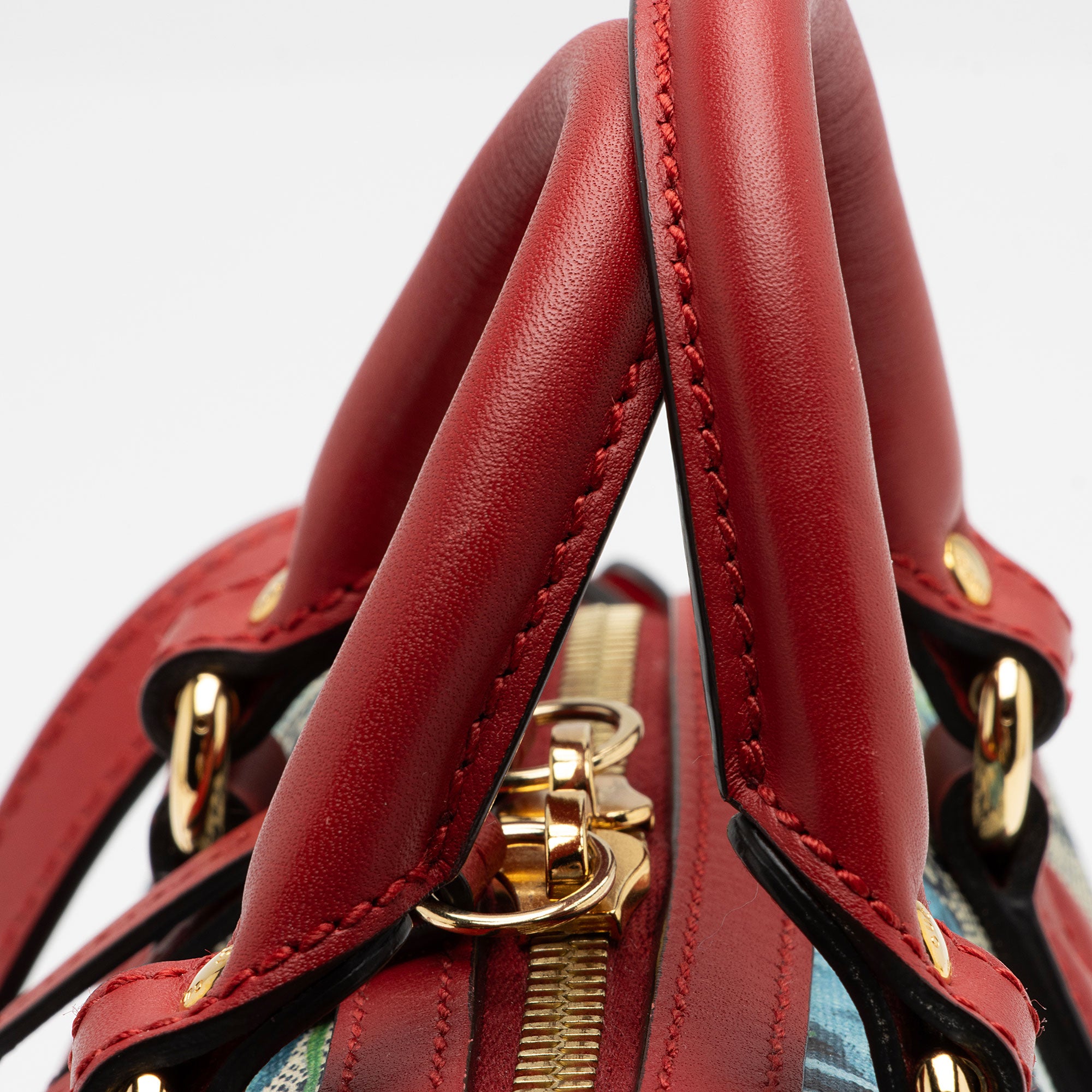 Gucci GG Supreme Blooms Mini Boston Bag (SHF-On3Jgx)