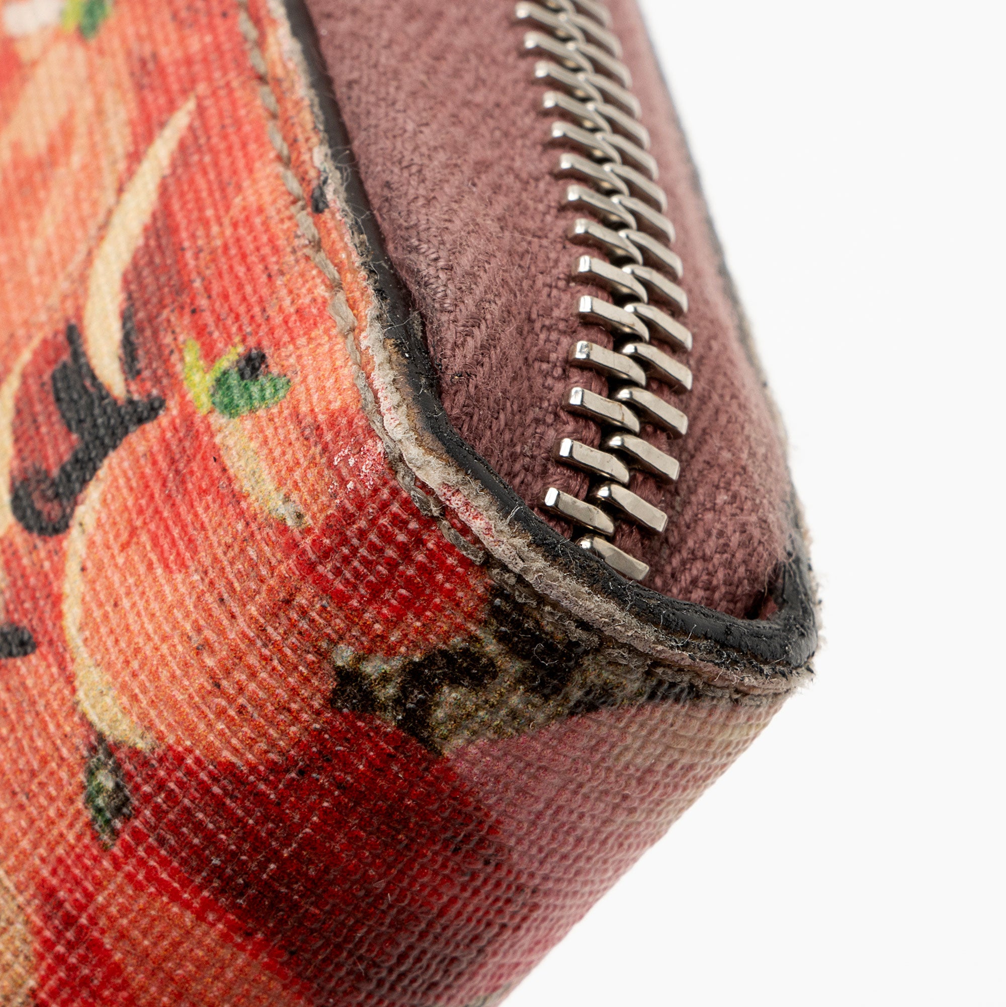 Gucci GG Supreme Blooms Zip Around Wallet (SHF-8w1PQp)