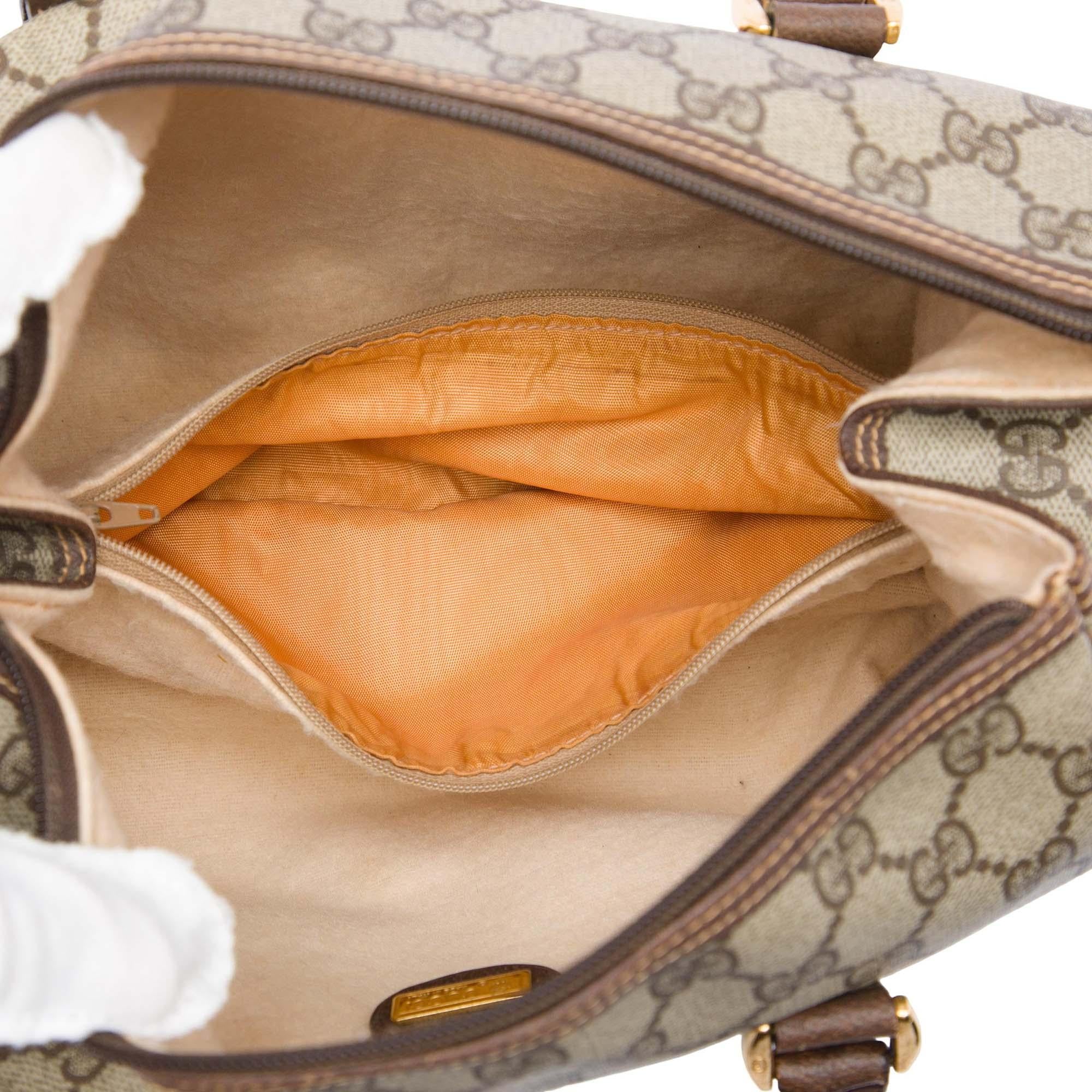 Gucci GG Supreme Boston Bag