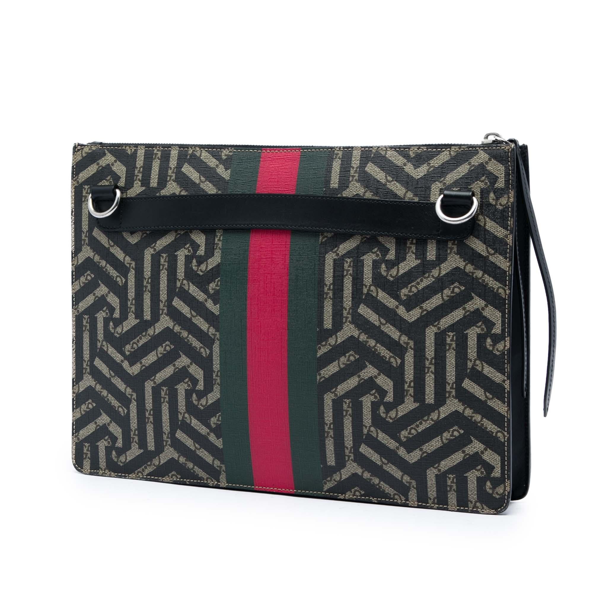 Gucci GG Supreme Caleido Web Messenger Bag