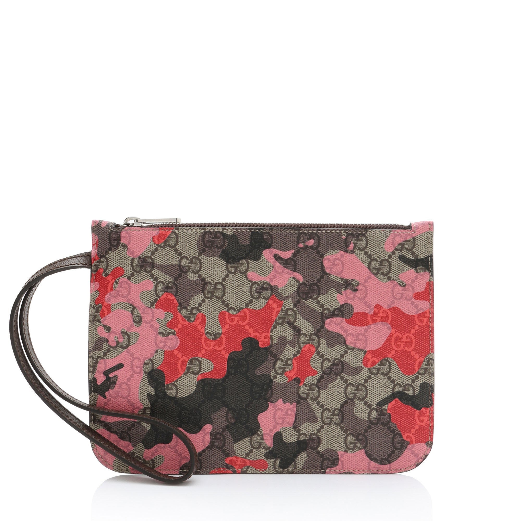 Gucci GG Supreme Camouflage Pochette