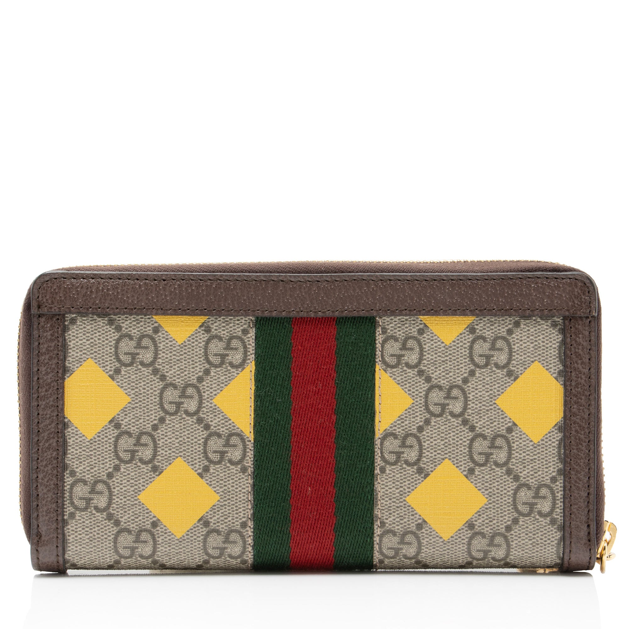 Gucci GG Supreme Centum Ophidia Zip Around Wallet