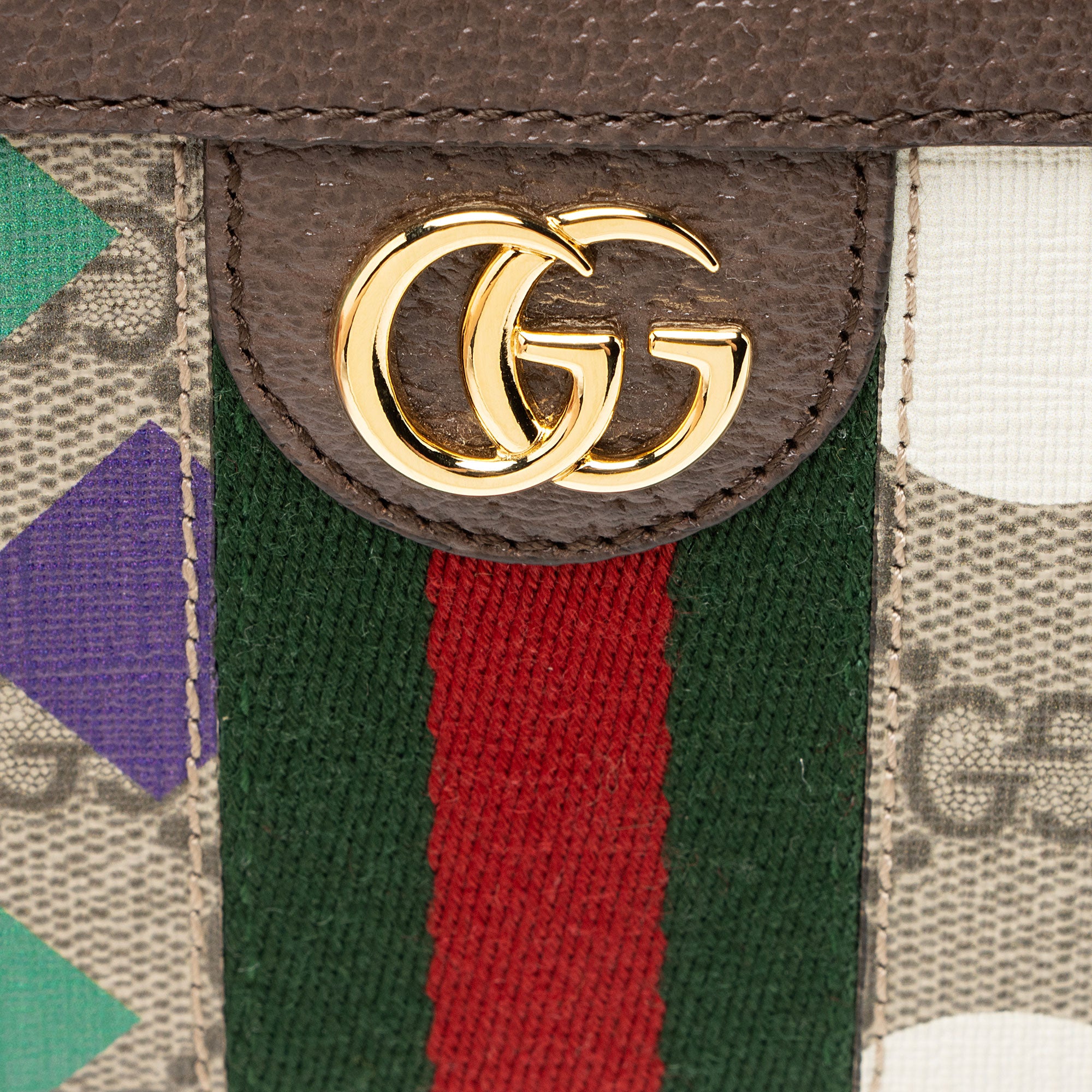 Gucci GG Supreme Centum Ophidia Zip Around Wallet