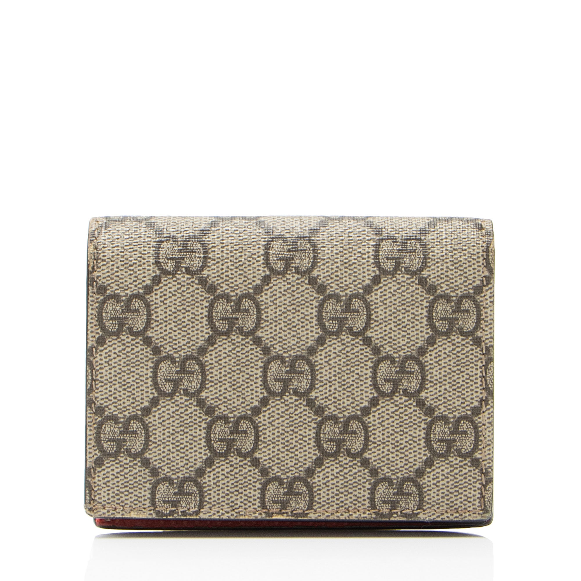 Gucci GG Supreme Cherry Compact Wallet