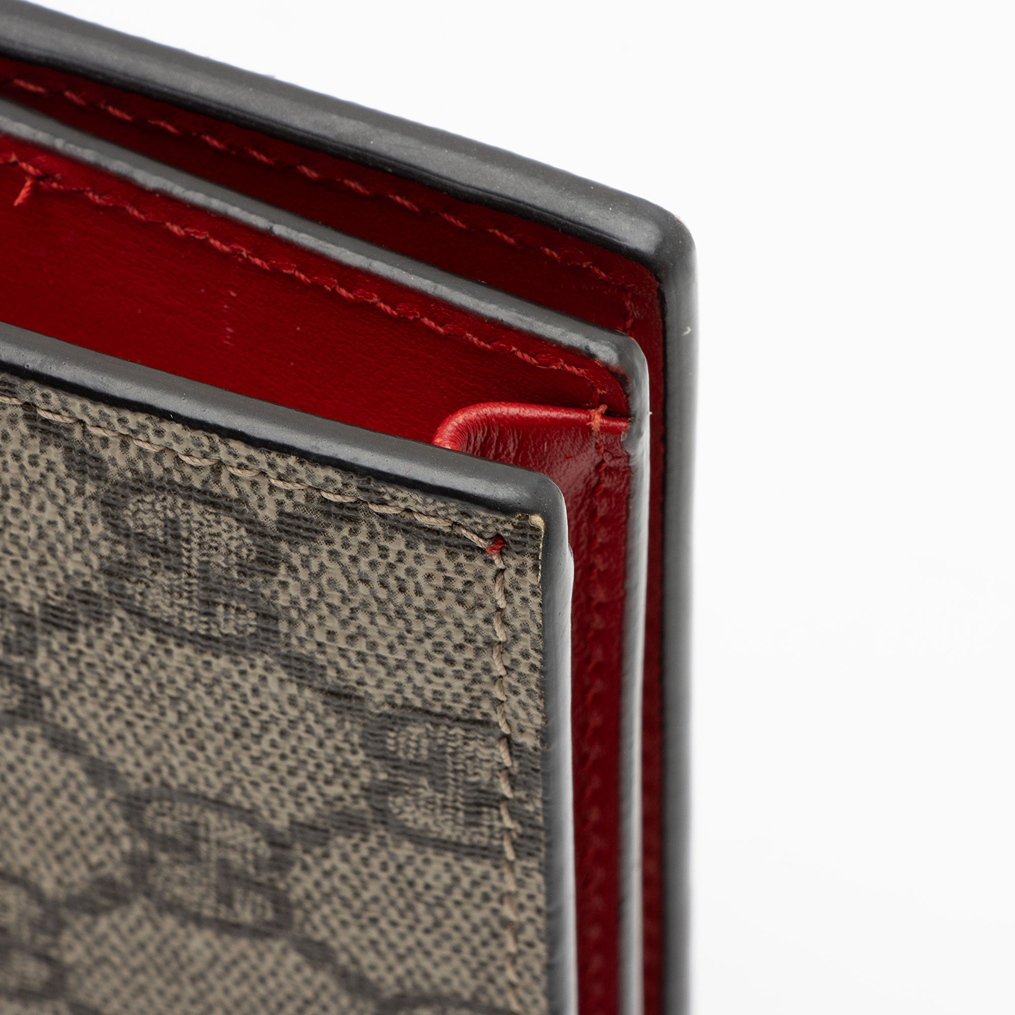 Gucci GG Supreme Cherry Compact Wallet