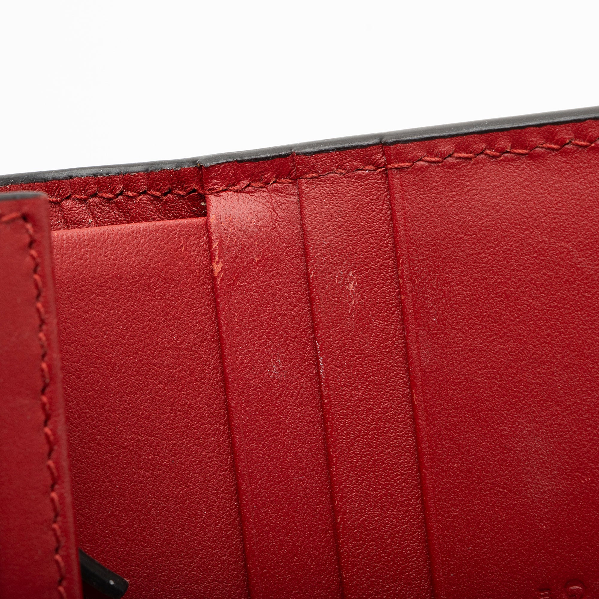 Gucci GG Supreme Cherry Compact Wallet