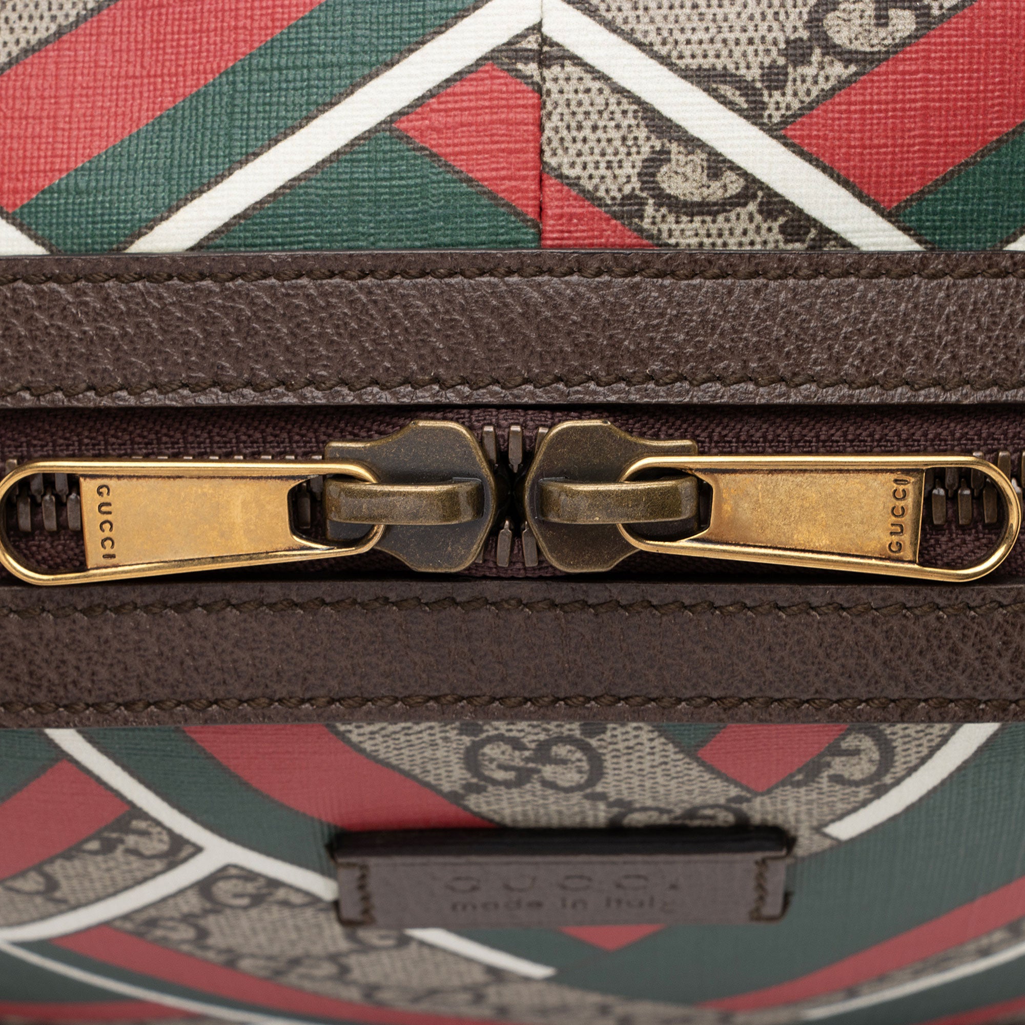 Gucci GG Supreme Chevron Medium Day Backpack (SHF-NG4dLJ)