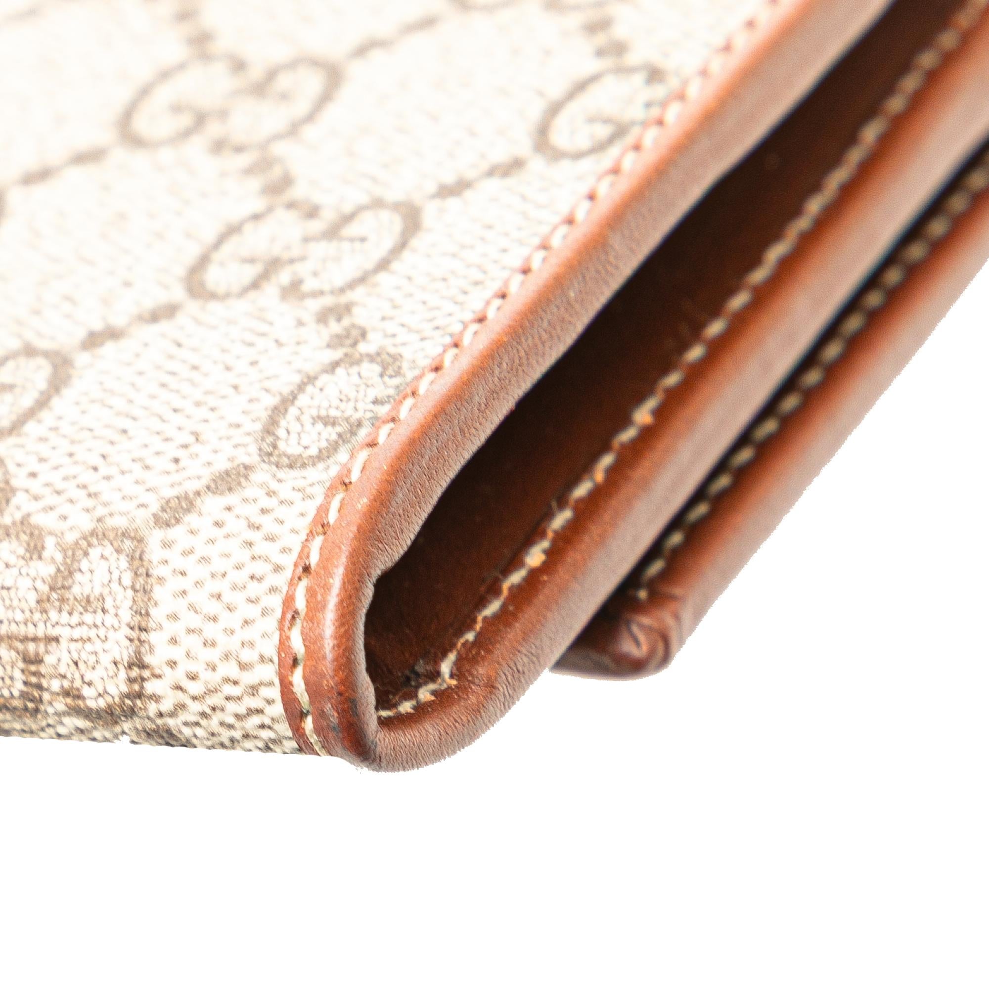 Gucci GG Supreme Continental Flap Wallet