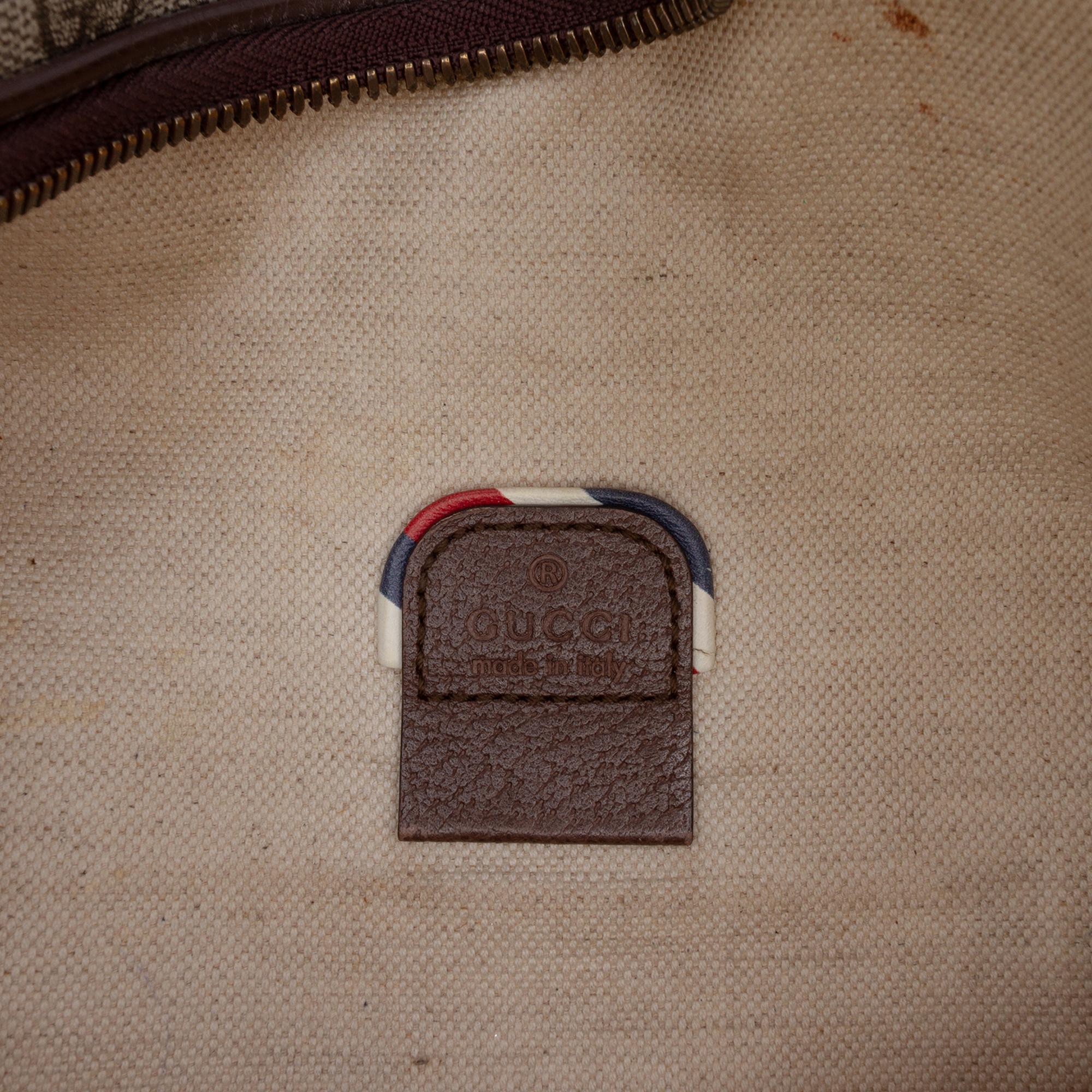 Gucci GG Supreme Courrier Web Belt Bag