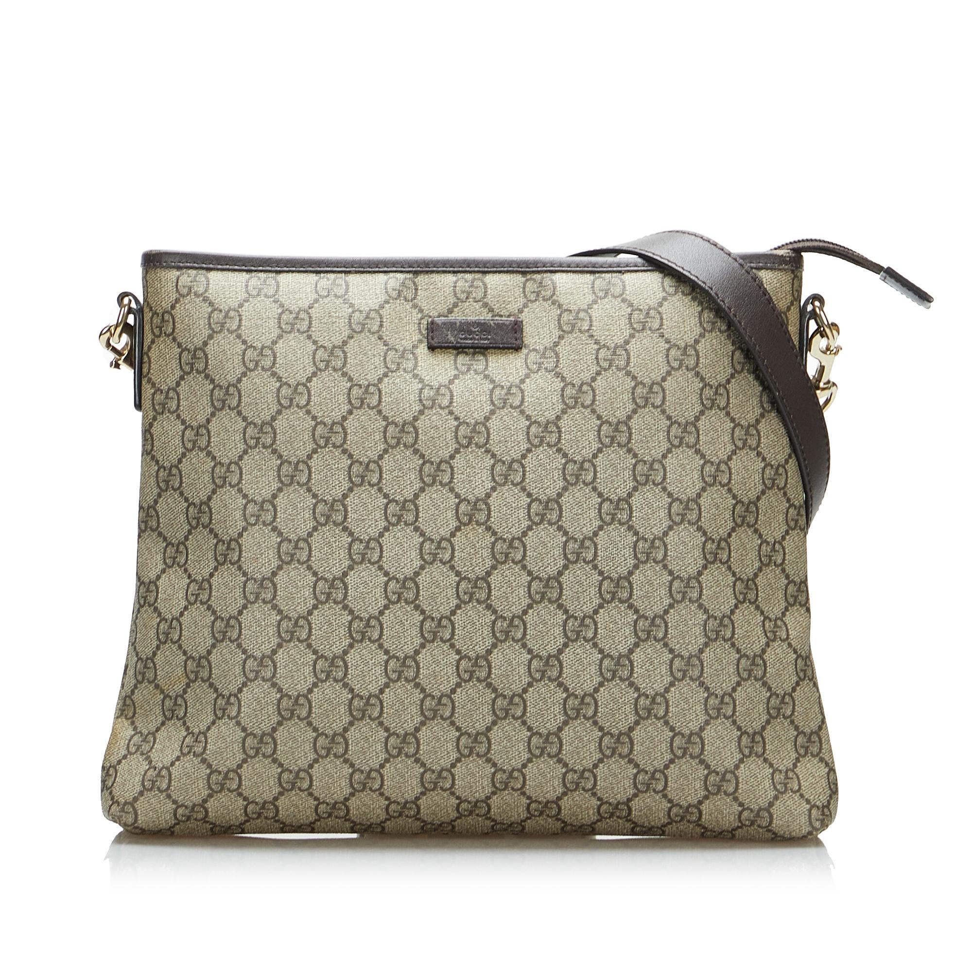 Gucci GG Supreme Crossbody Bag (SHG-huMVBD)