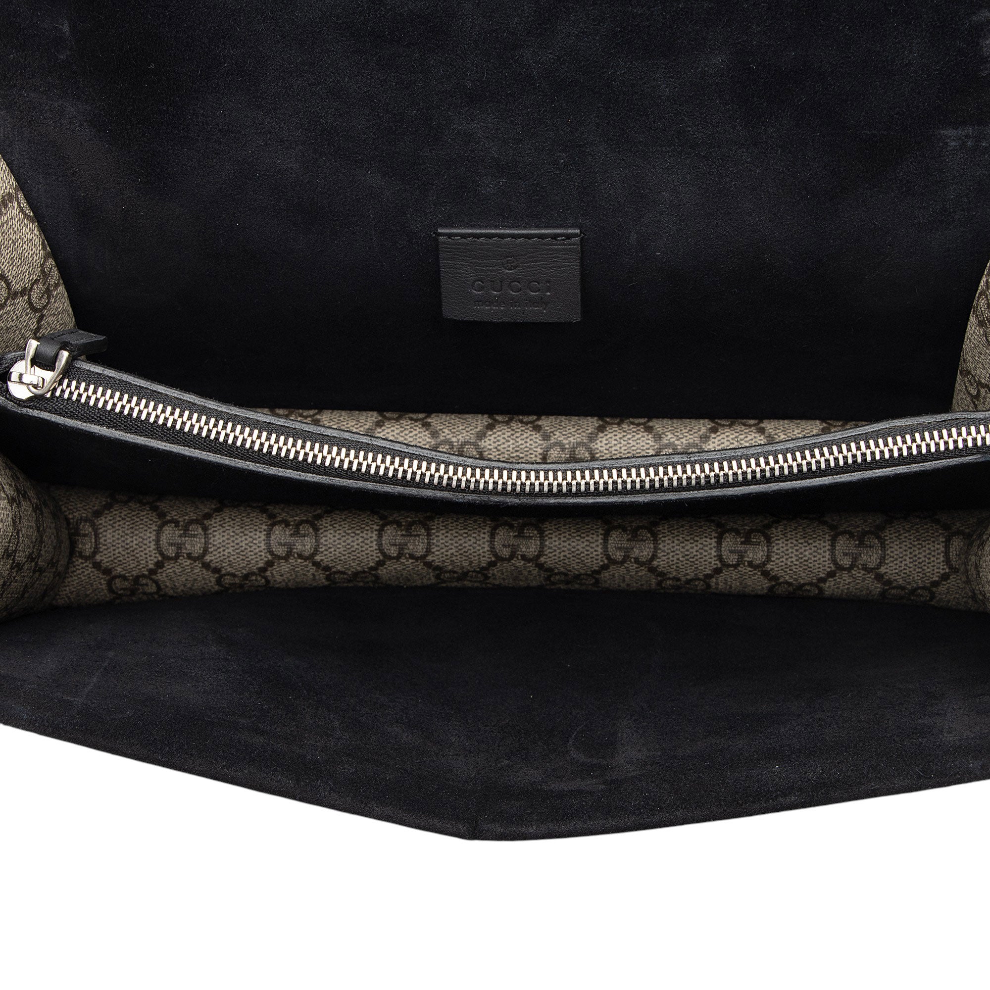 Gucci GG Supreme Crystal Studded Dionysus Medium Shoulder Bag