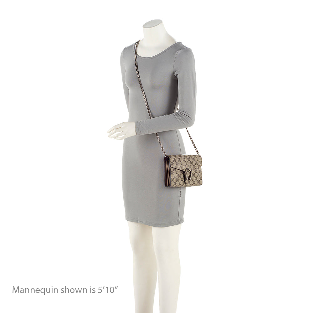 Gucci GG Supreme Dionysus Chain Wallet (SHF-SdIdgQ)