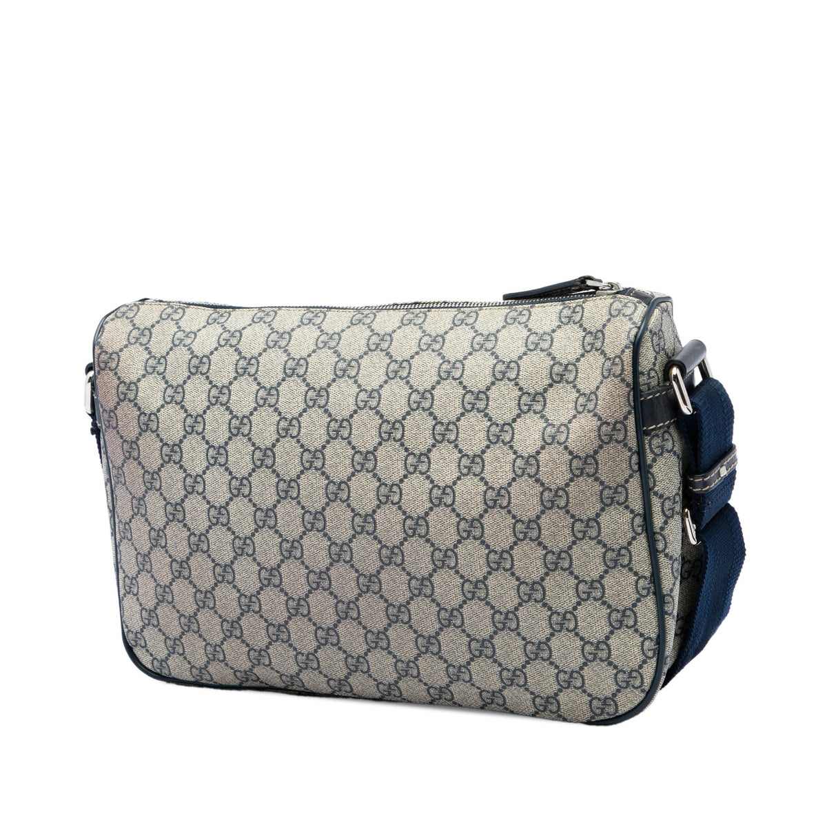 Gucci GG Supreme Double Pocket Crossbody