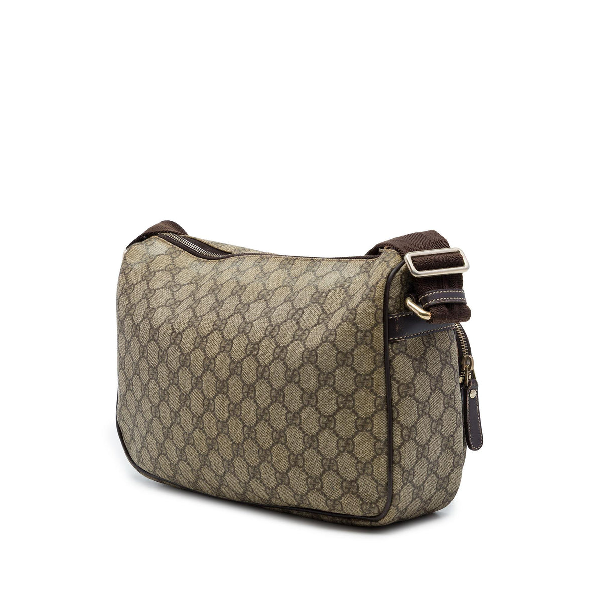 Gucci GG Supreme Double Pocket Crossbody