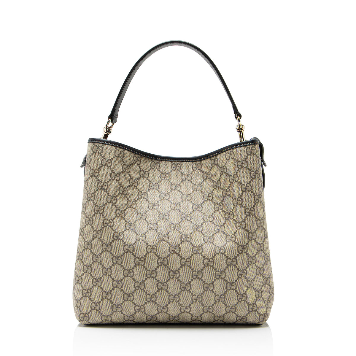 Gucci GG Supreme Emblem Medium Bucket Bag