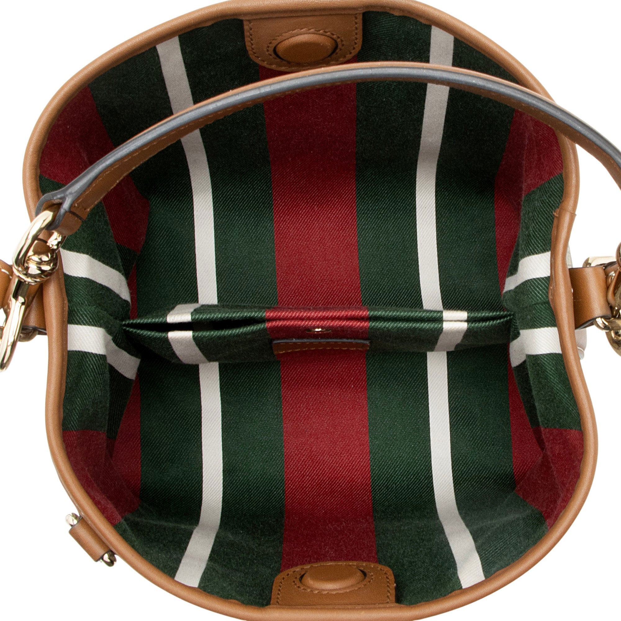Gucci GG Supreme Emblem Small Bucket Bag