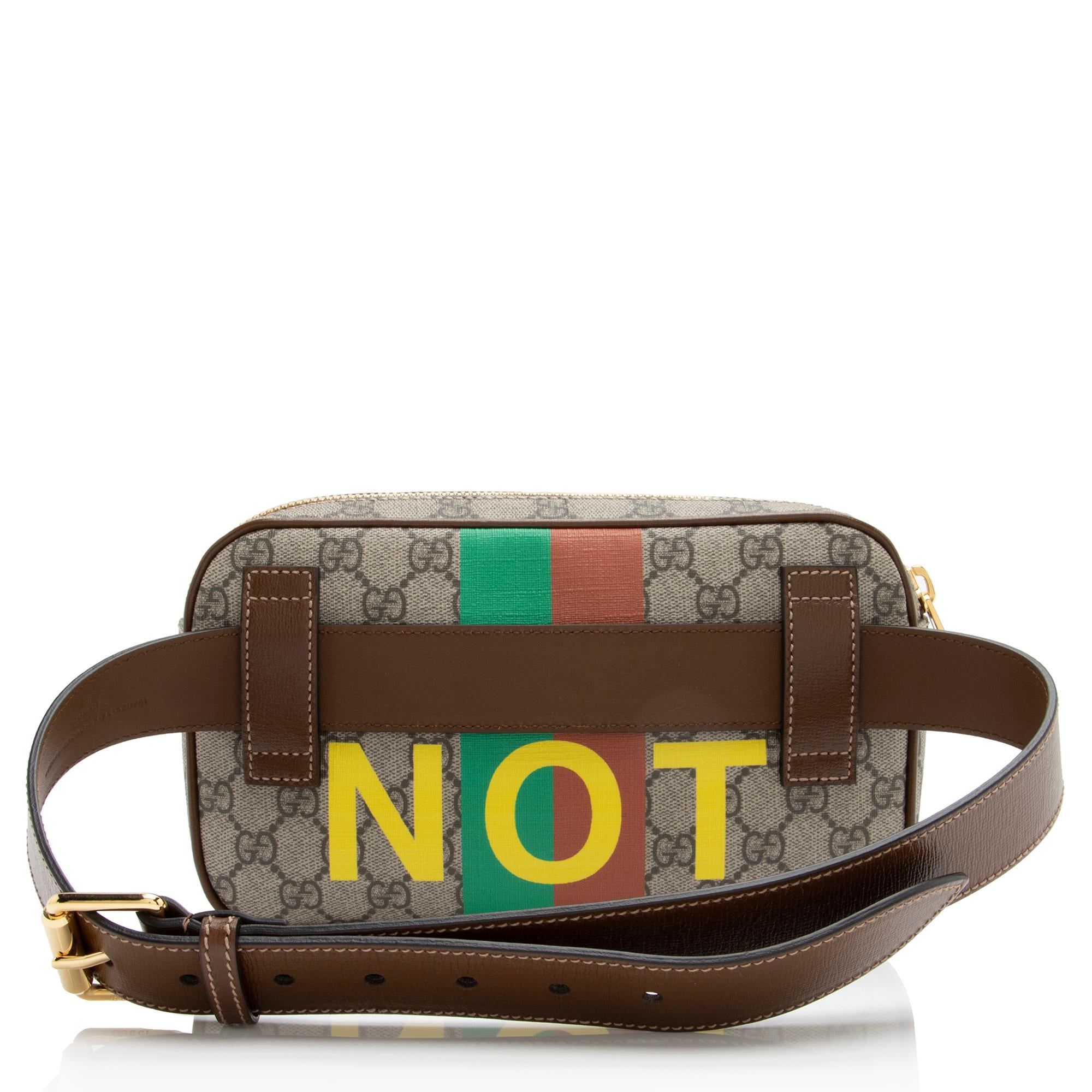 Gucci GG Supreme Fake/Not Small Belt Bag - Size 34 / 85 (SHF-23260)