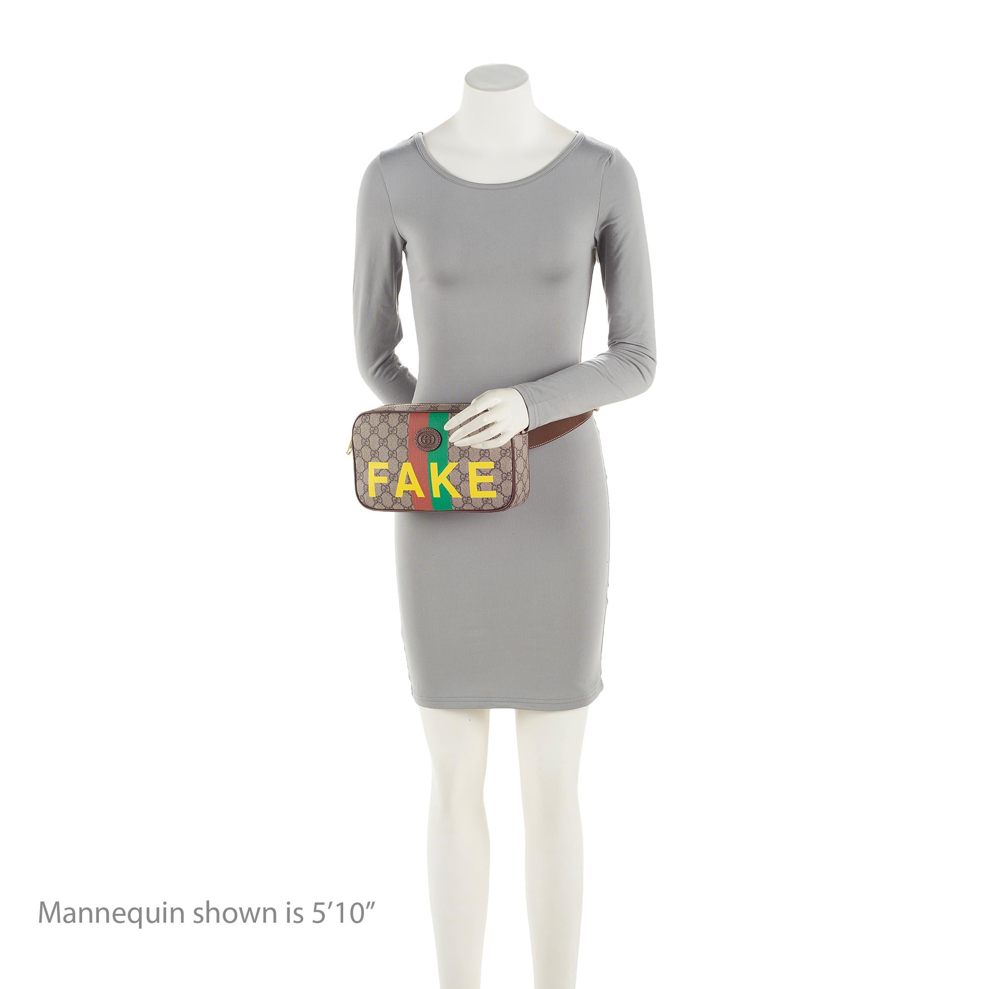 Gucci GG Supreme Fake/Not Small Belt Bag - Size 34 / 85 (SHF-23260)