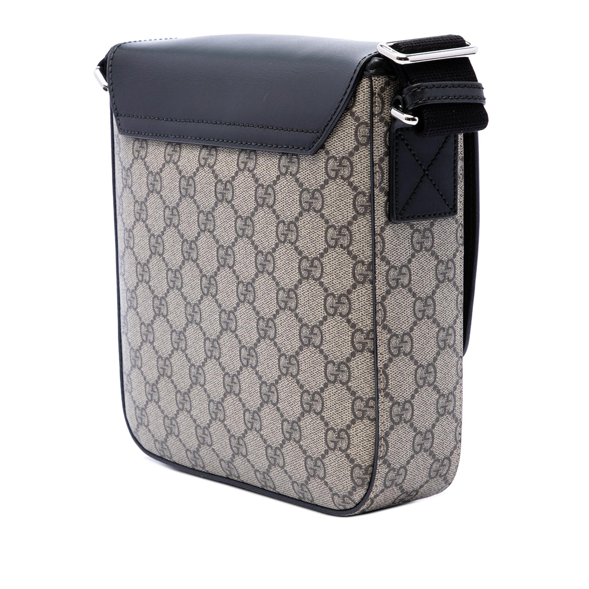 Gucci GG Supreme Flap Messenger Bag