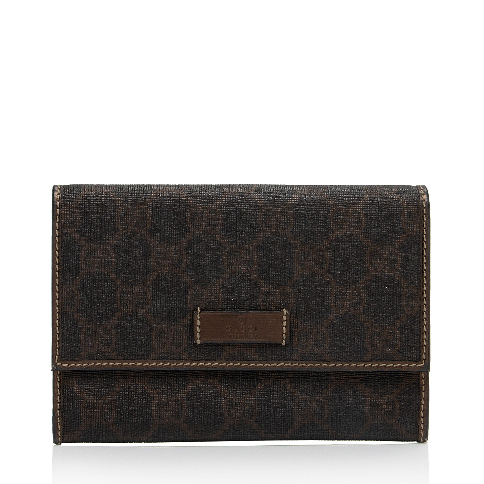 Gucci GG Supreme Compact Wallet (SHF-xH6ST7)