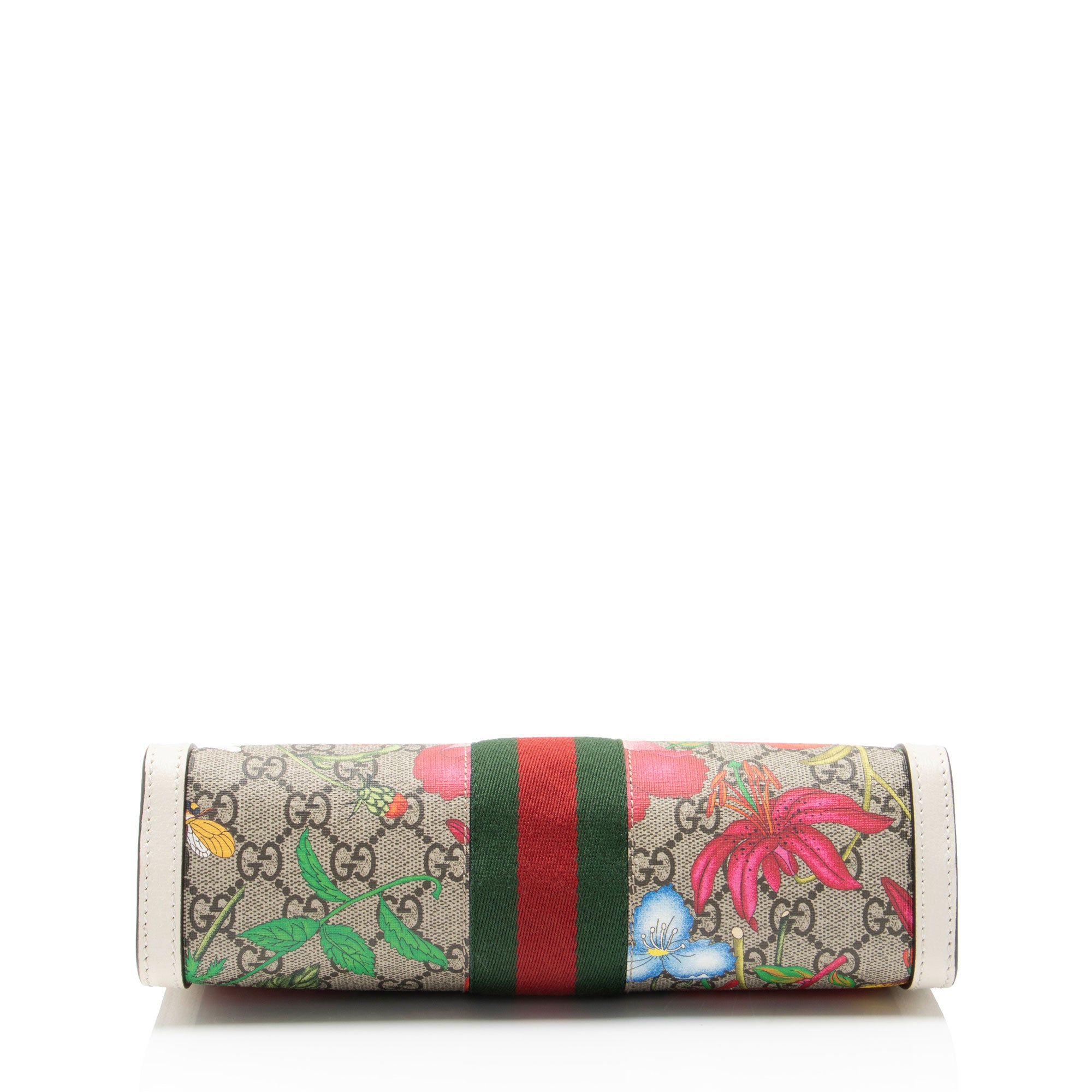 Gucci GG Supreme Flora Ophidia Medium Chain Shoulder Bag
