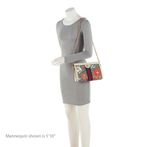 Gucci GG Supreme Flora Ophidia Shoulder Bag (SHF-4KDHW3)
